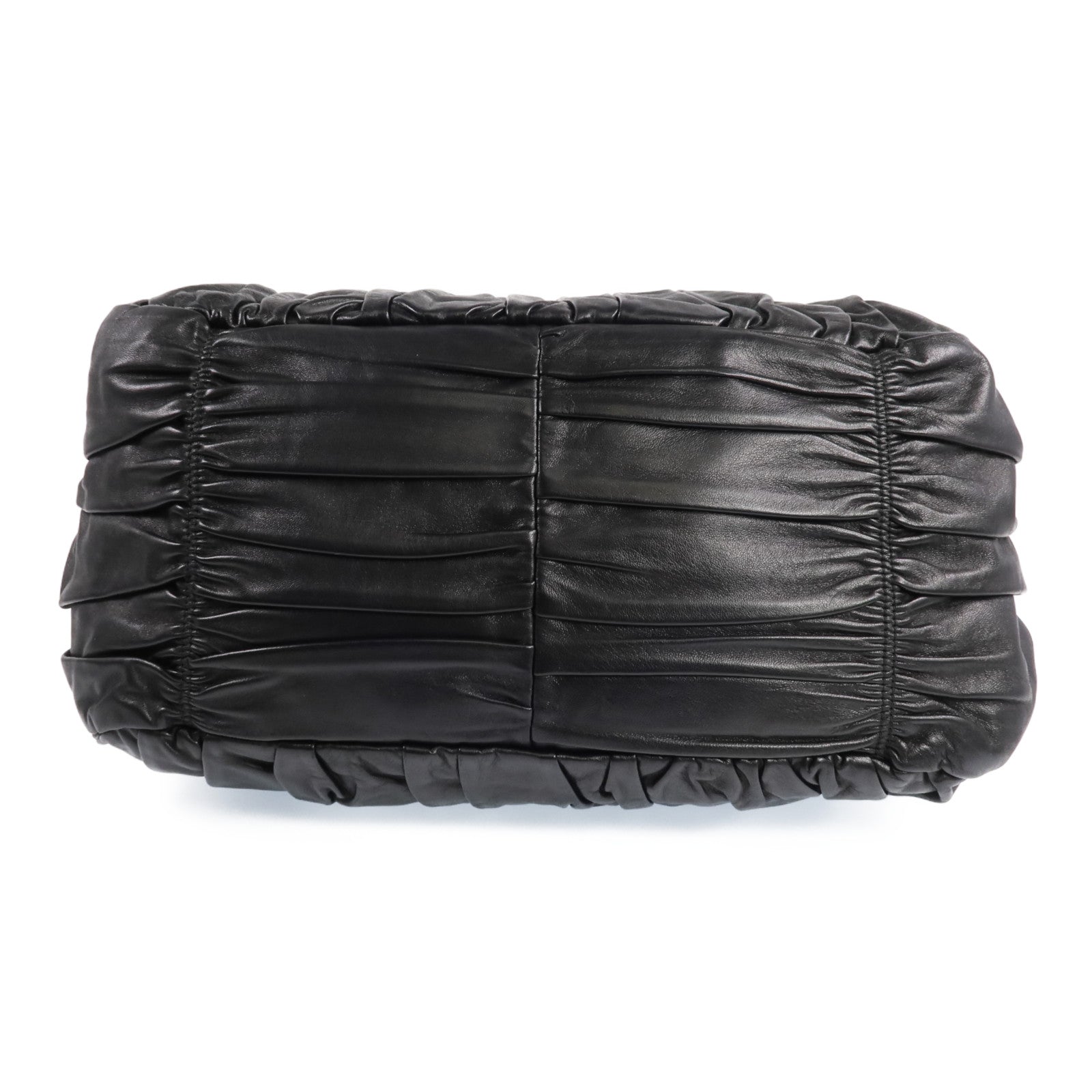 PRADA 羊皮皮革2 Way Shoulder金扣手挽肩背兩用袋