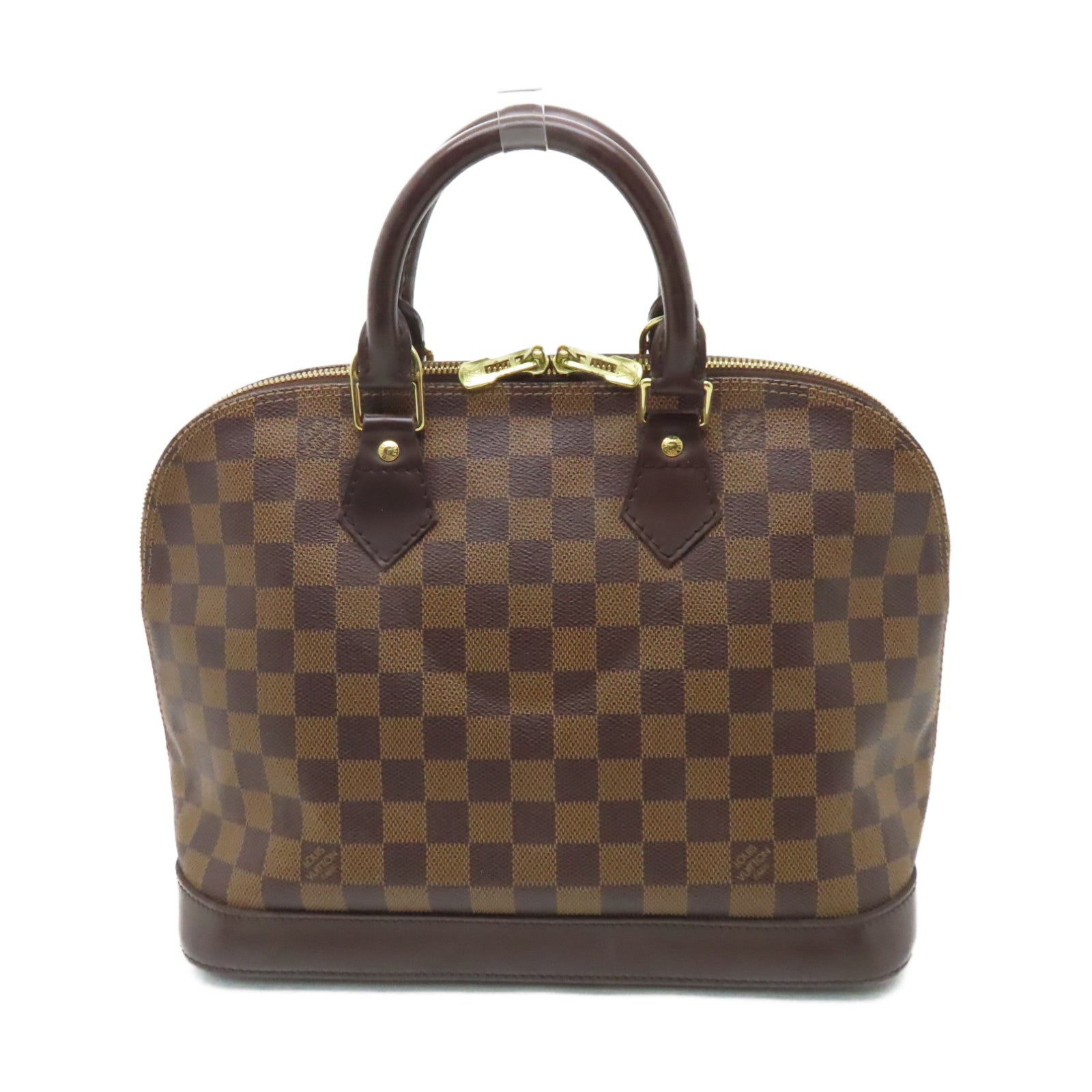 LOUIS VUITTON 【激減優惠】Damier Alma金扣手挽袋啡色