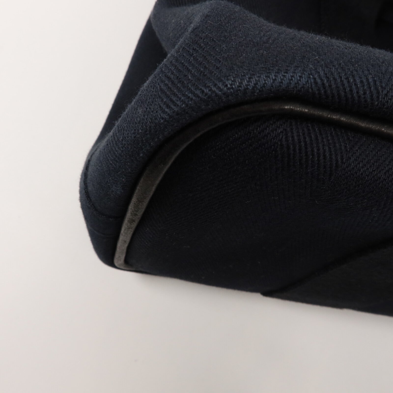 HERMES Toile H帆布Valparaiso PM手挽袋Noir