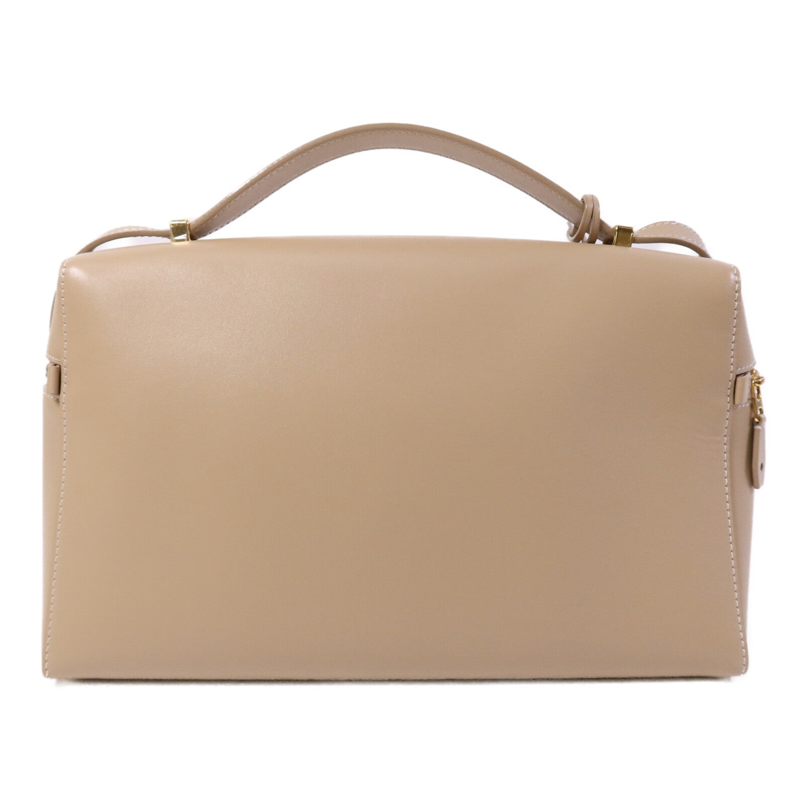 Loro Piana 牛皮皮革Loro Piana L27金扣手挽肩背兩用袋