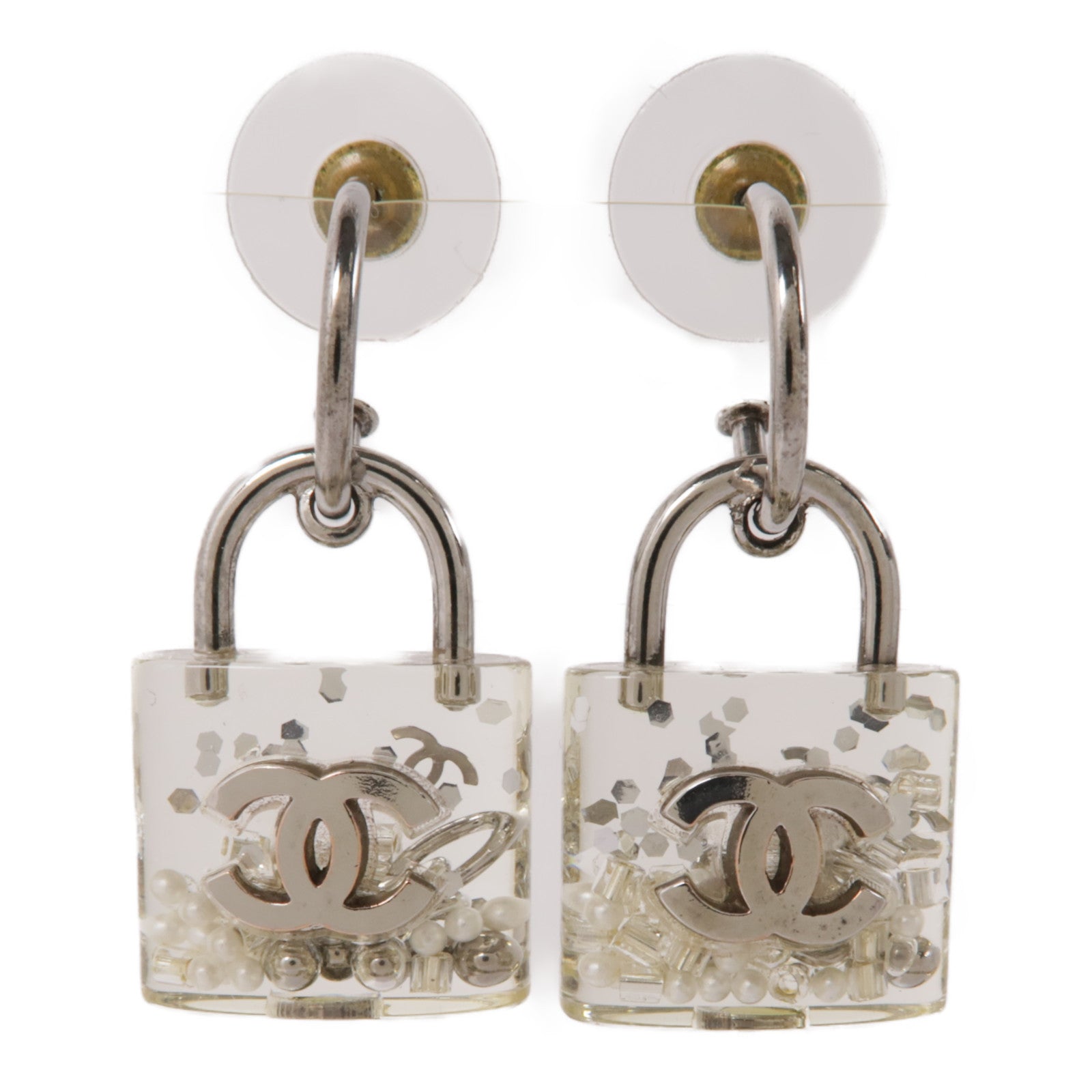 CHANEL PVC/金屬Earrings耳環
