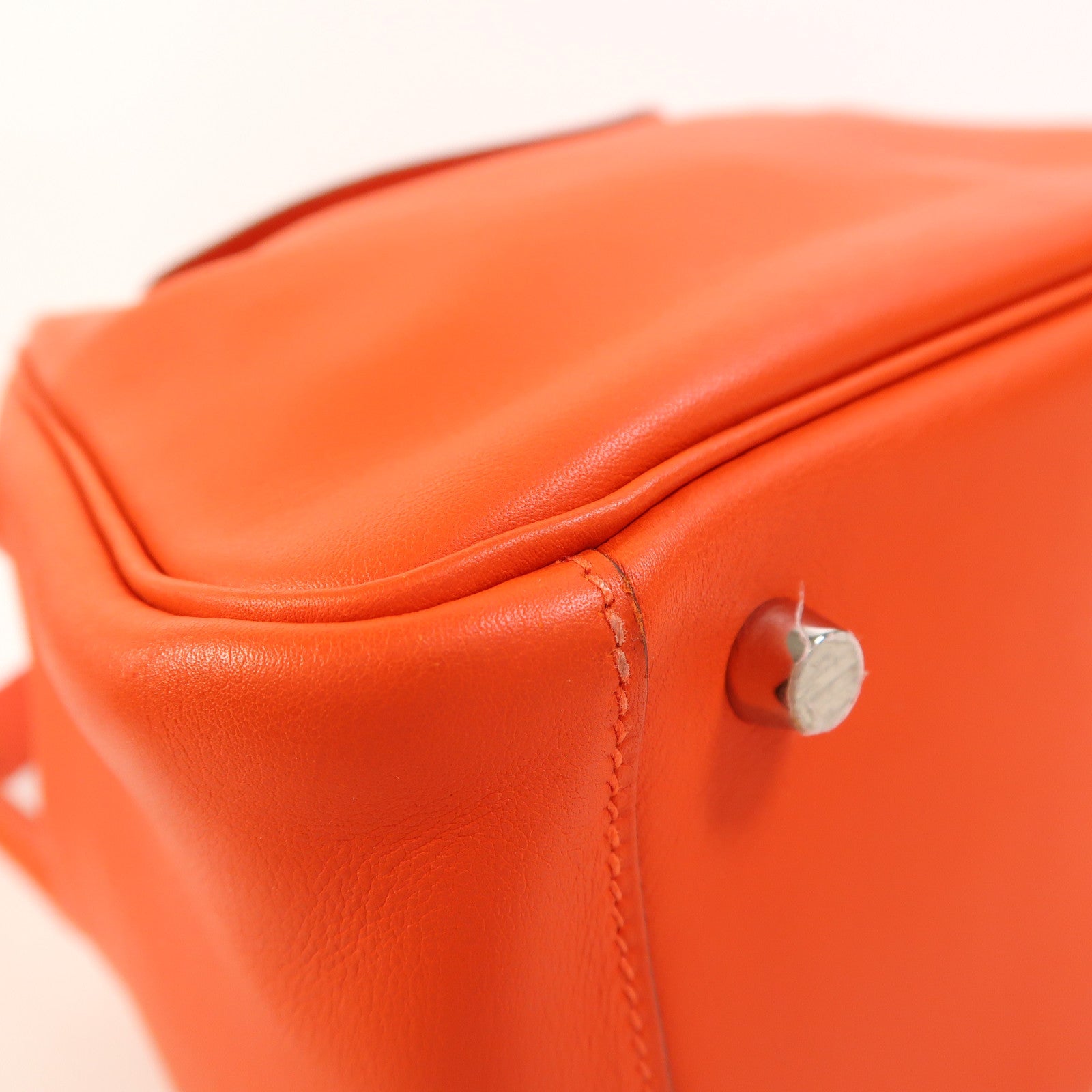 HERMES Swift皮革Lindy 26銀扣手挽肩背兩用袋Capucine