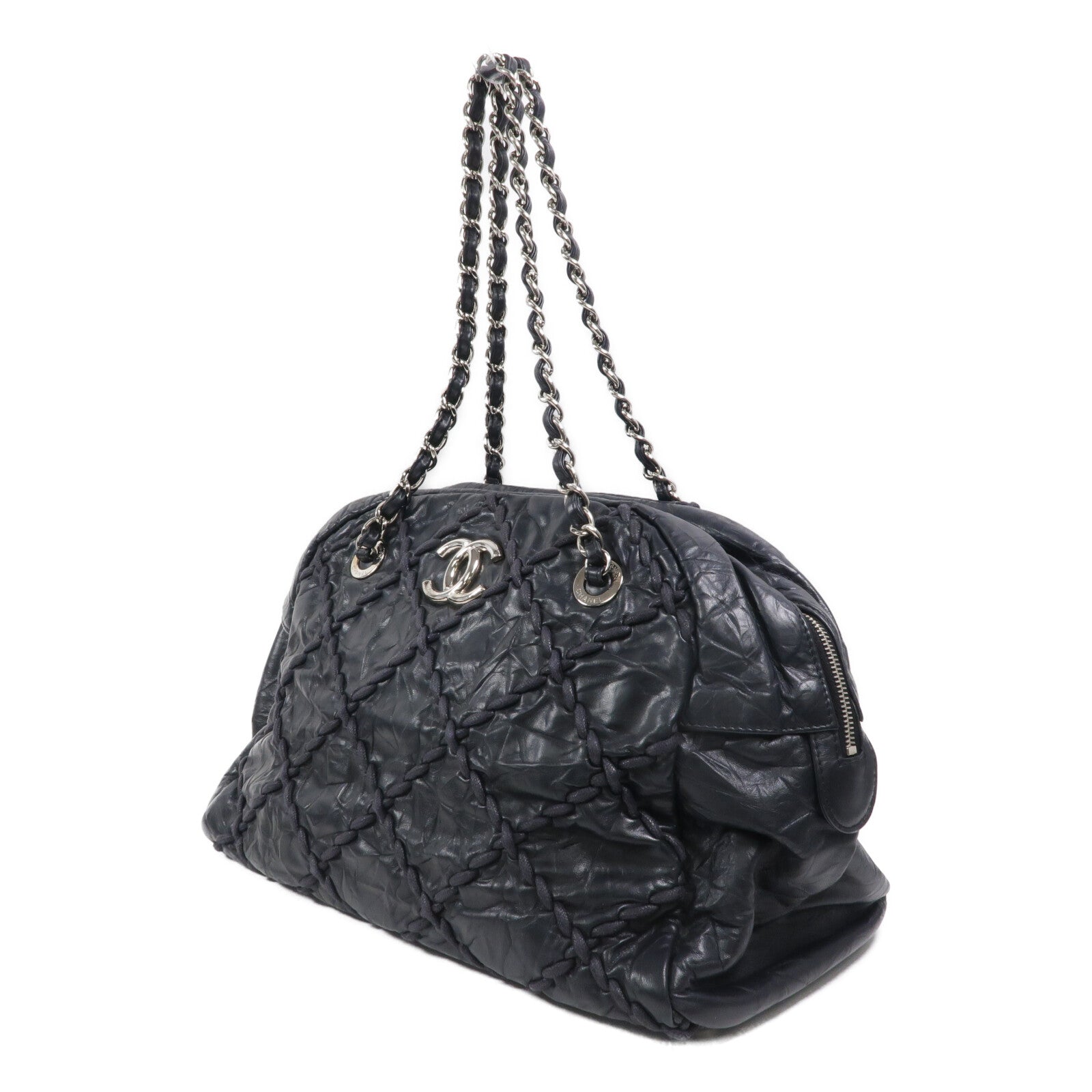 CHANEL 牛皮皮革Shoulder Bag鏈帶肩背袋