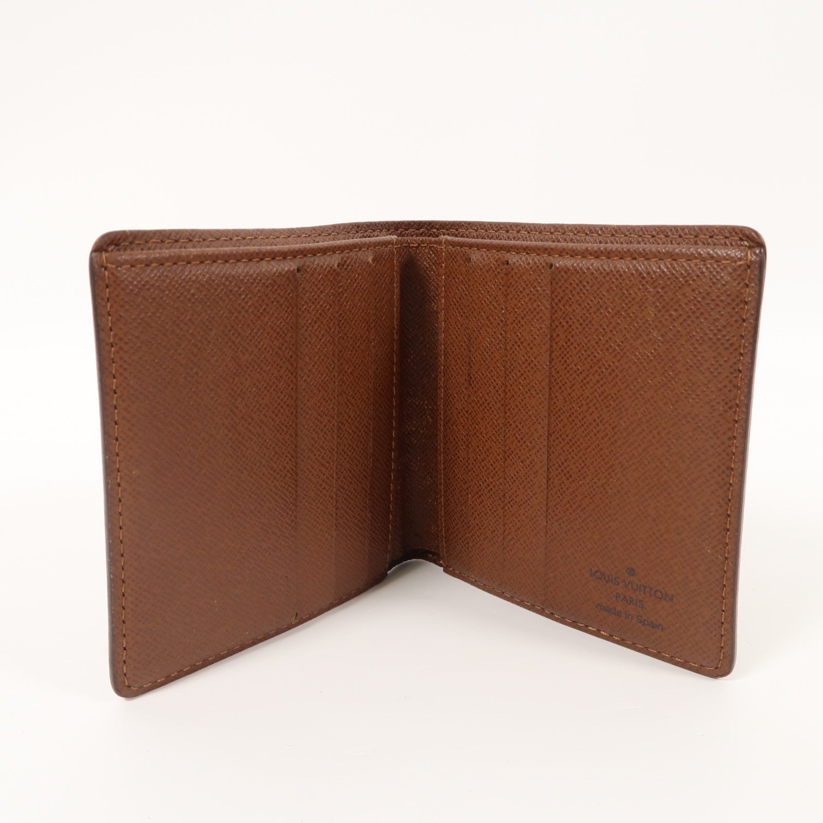 LOUIS VUITTON Monogram 6 Credit Card Slots Wallet錢包啡色