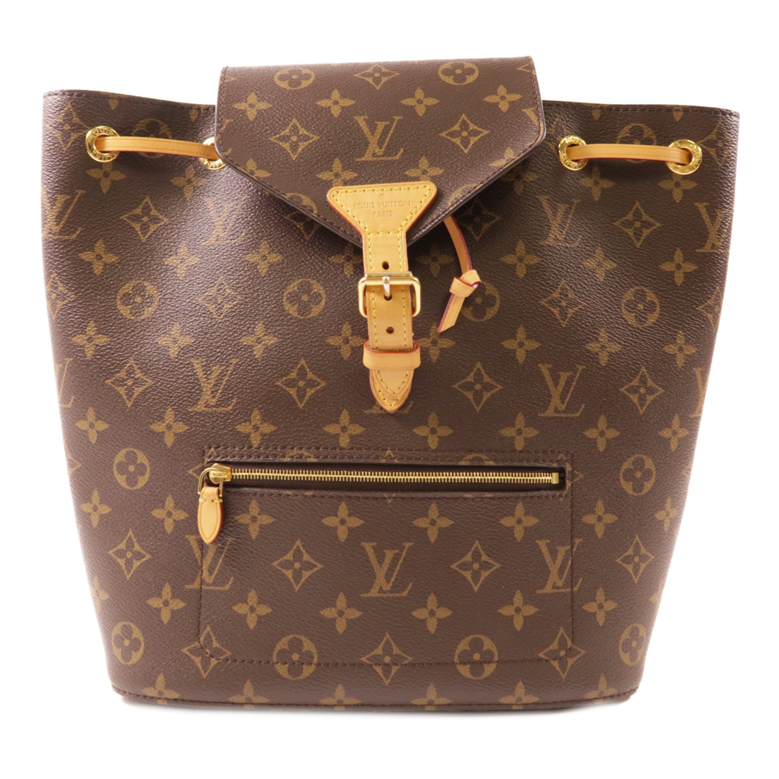LOUIS VUITTON Monogram Montsouris金扣背包