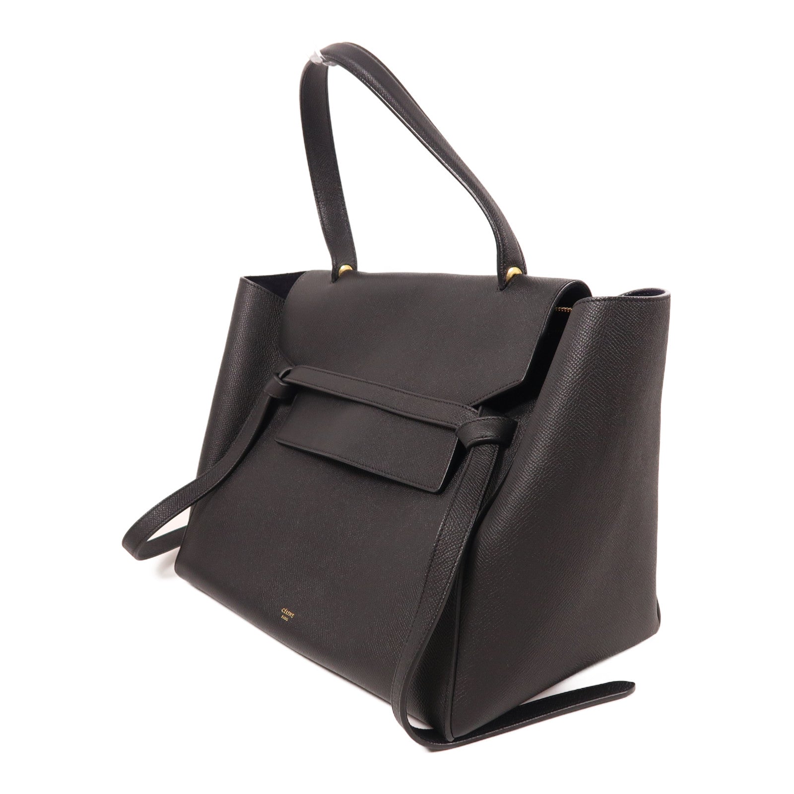 CELINE 牛皮皮革Micro Belt金扣手挽袋
