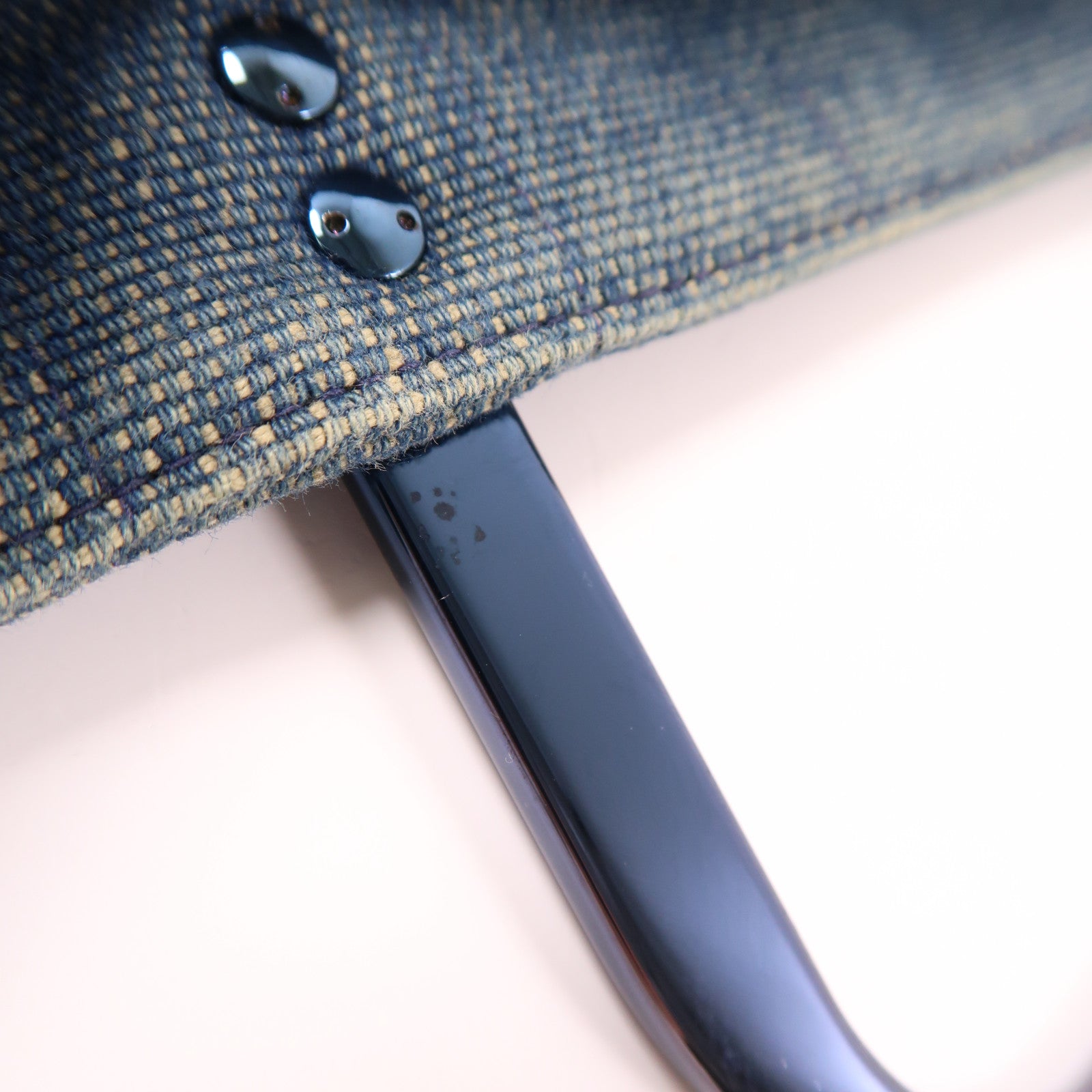 CHANEL CC Tote Bag Denim Blue