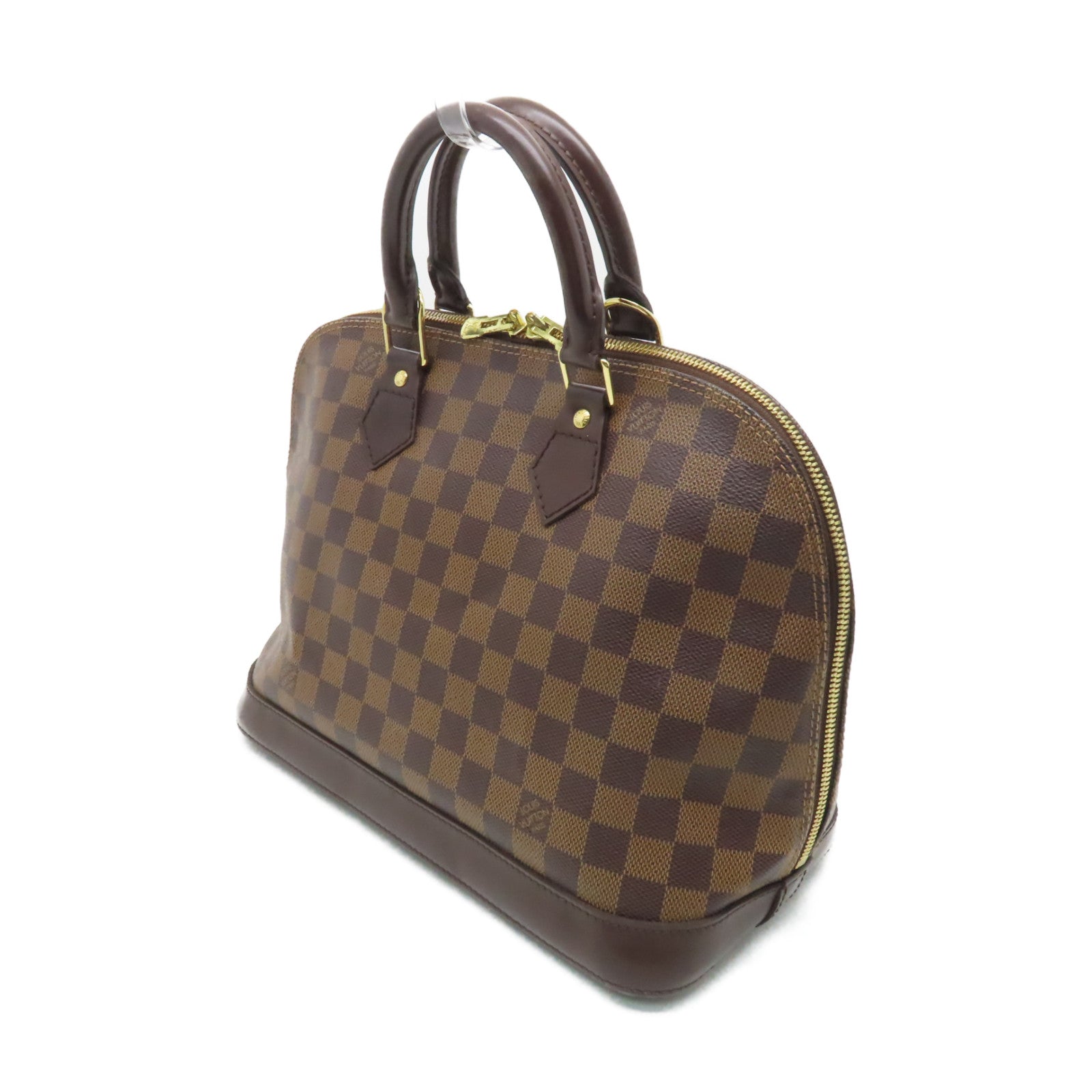 LOUIS VUITTON 【激減優惠】Damier Alma金扣手挽袋啡色