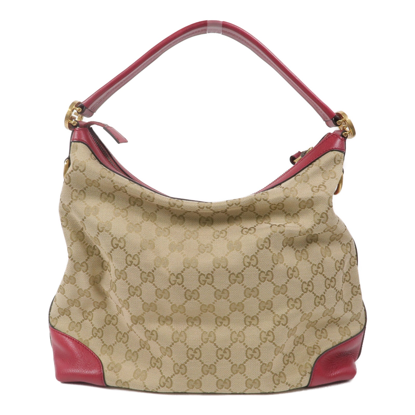 GUCCI 帆布Miss GG Hobo手挽肩背兩用袋