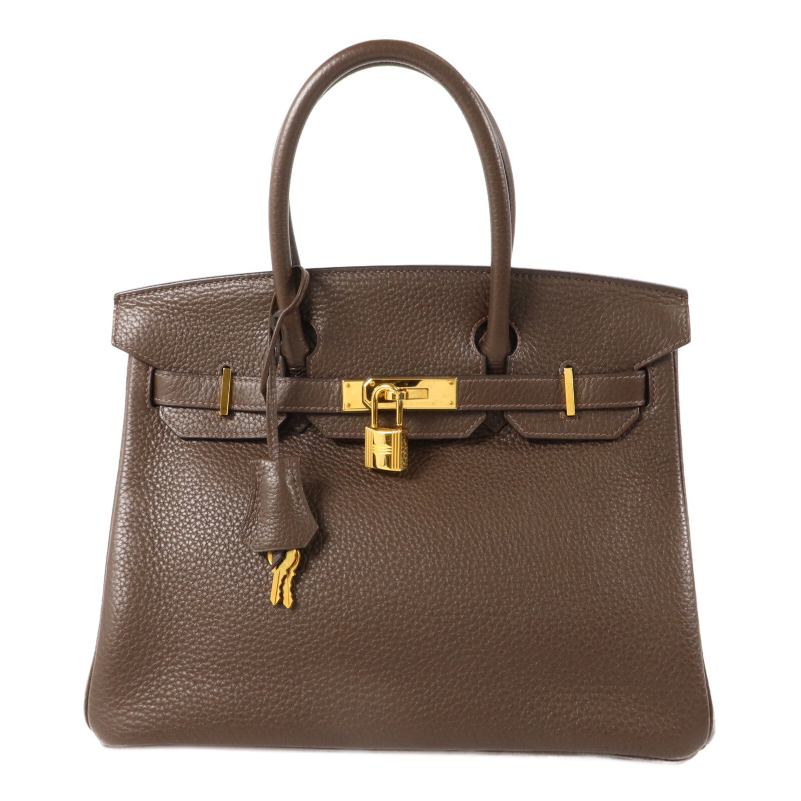 HERMES Togo皮革Birkin 30手挽袋Chocolat