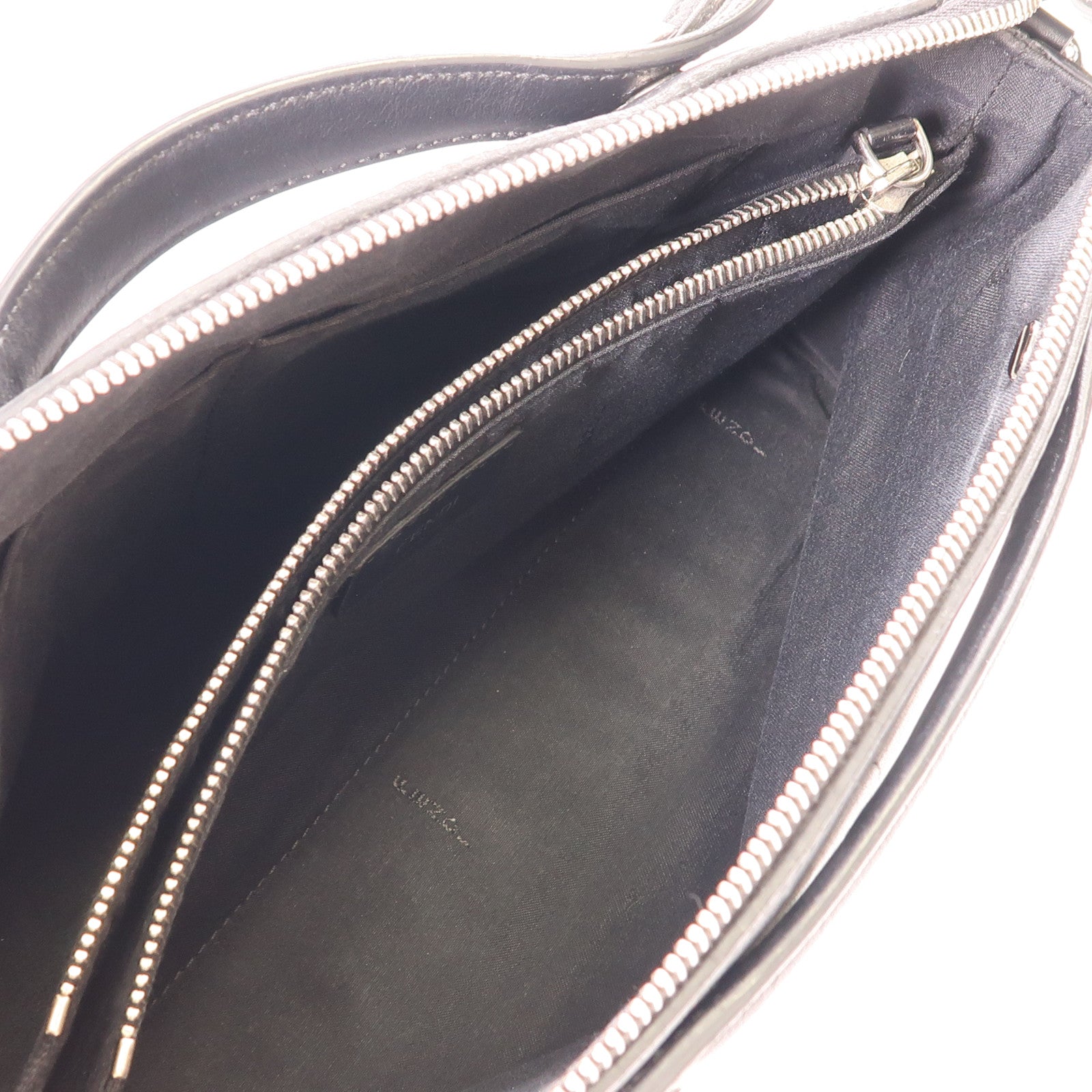 FENDI SHW By The Way 2 Way Shoulder Bag 8BL124 Calfskin Leather Black