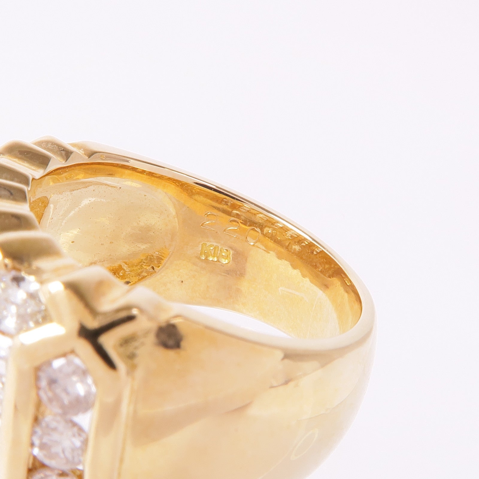 JEWELRY 18K黃金Diamond Ring鑽石戒指US#6