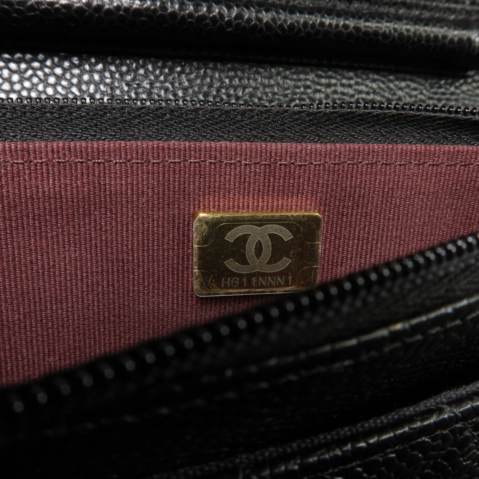CHANEL 牛皮皮革WOC Wallet On Chain鏈帶肩背袋