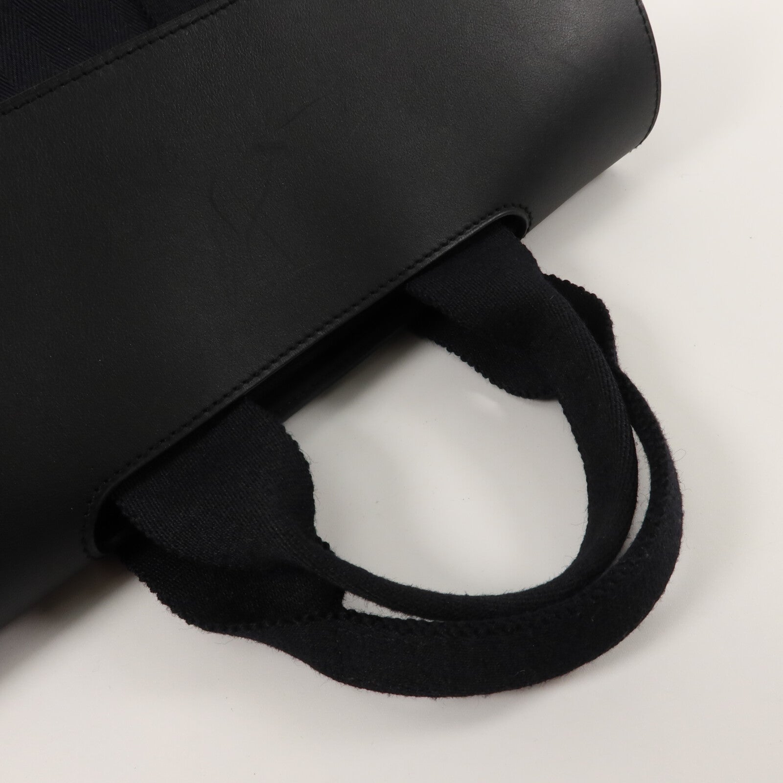 HERMES Toile H帆布Valparaiso PM手挽袋Noir
