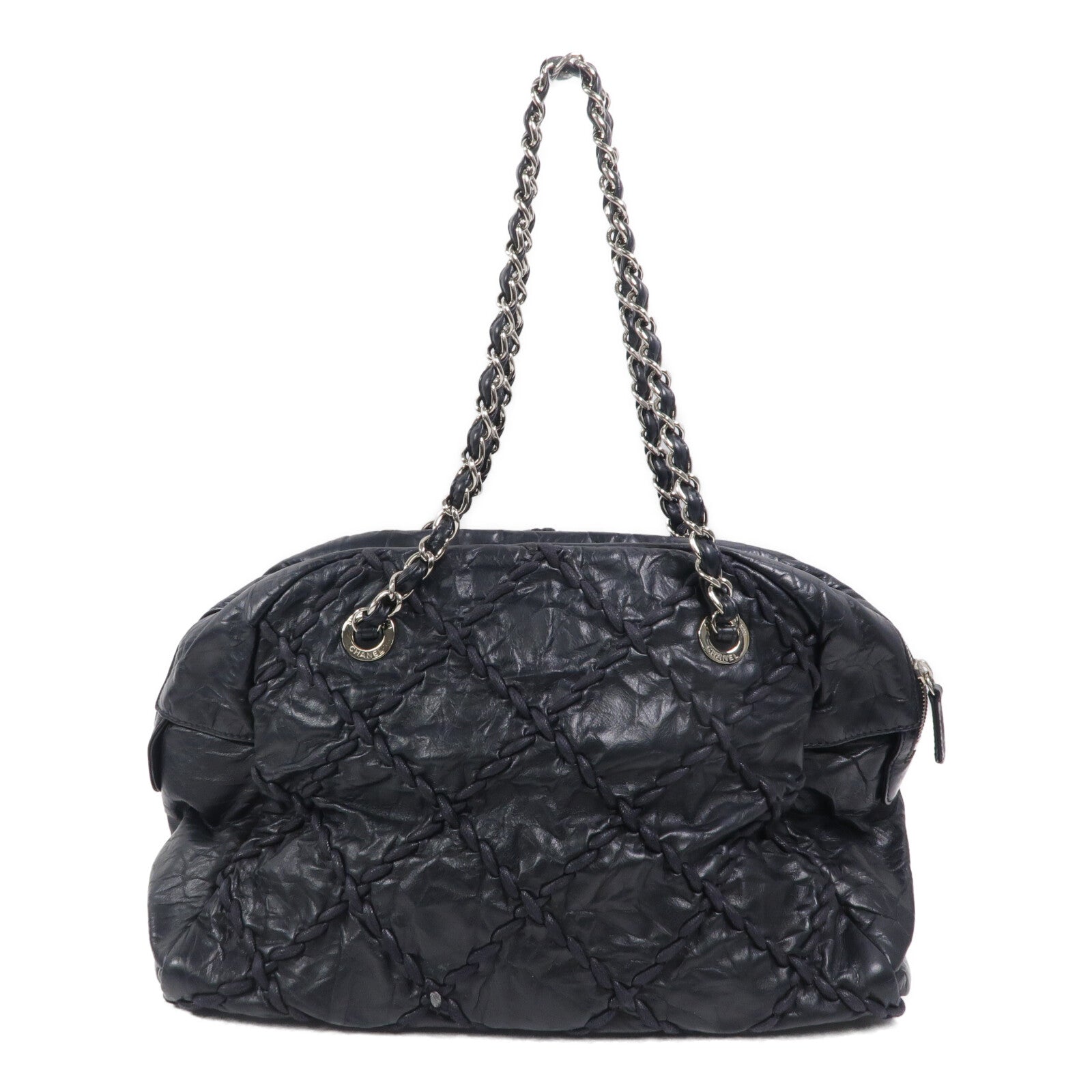 CHANEL 牛皮皮革Shoulder Bag鏈帶肩背袋