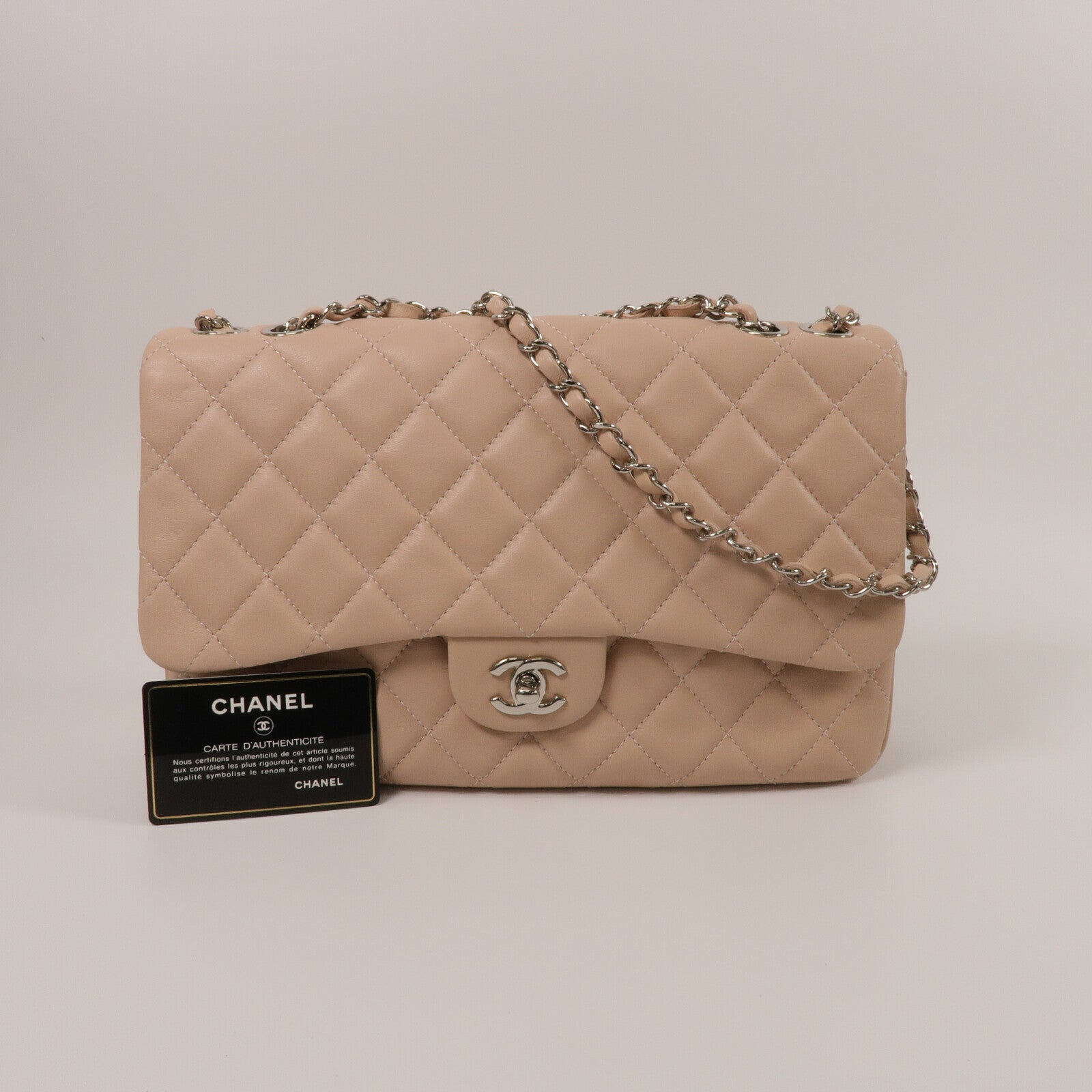 CHANEL 羊皮皮革Chain Shoulder Bag鏈帶肩背袋