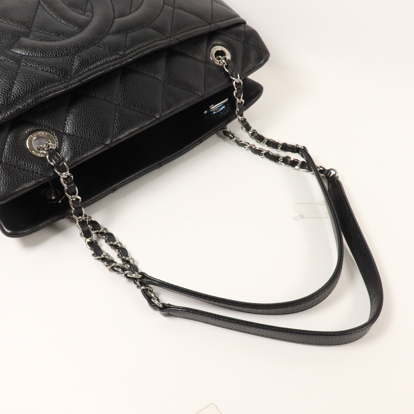 CHANEL 牛皮皮革Chain Shoulder鏈帶肩背袋