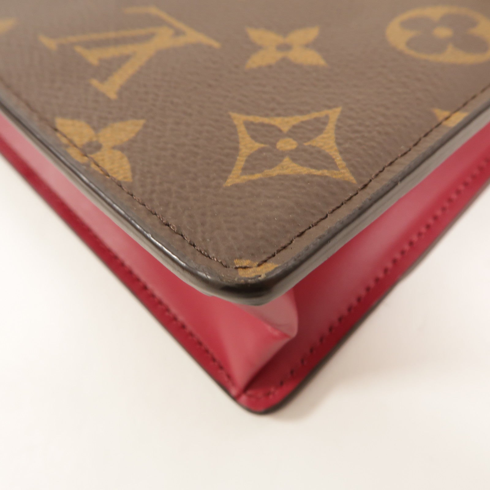 LOUIS VUITTON Monogram Portefeuille Flore鏈帶肩背袋