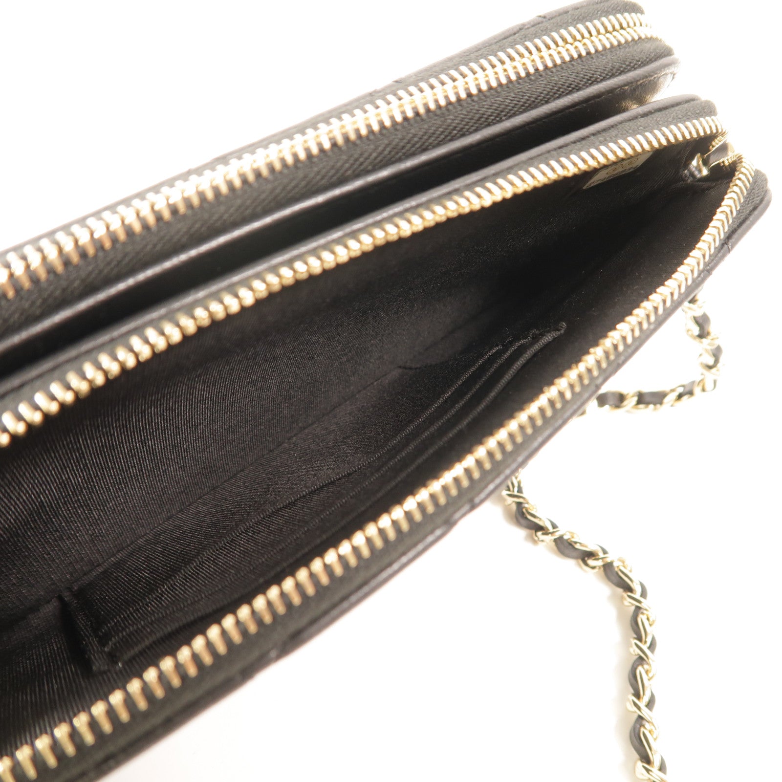 CHANEL 羊皮皮革CC Mark Matelasse Bag鏈帶肩背袋