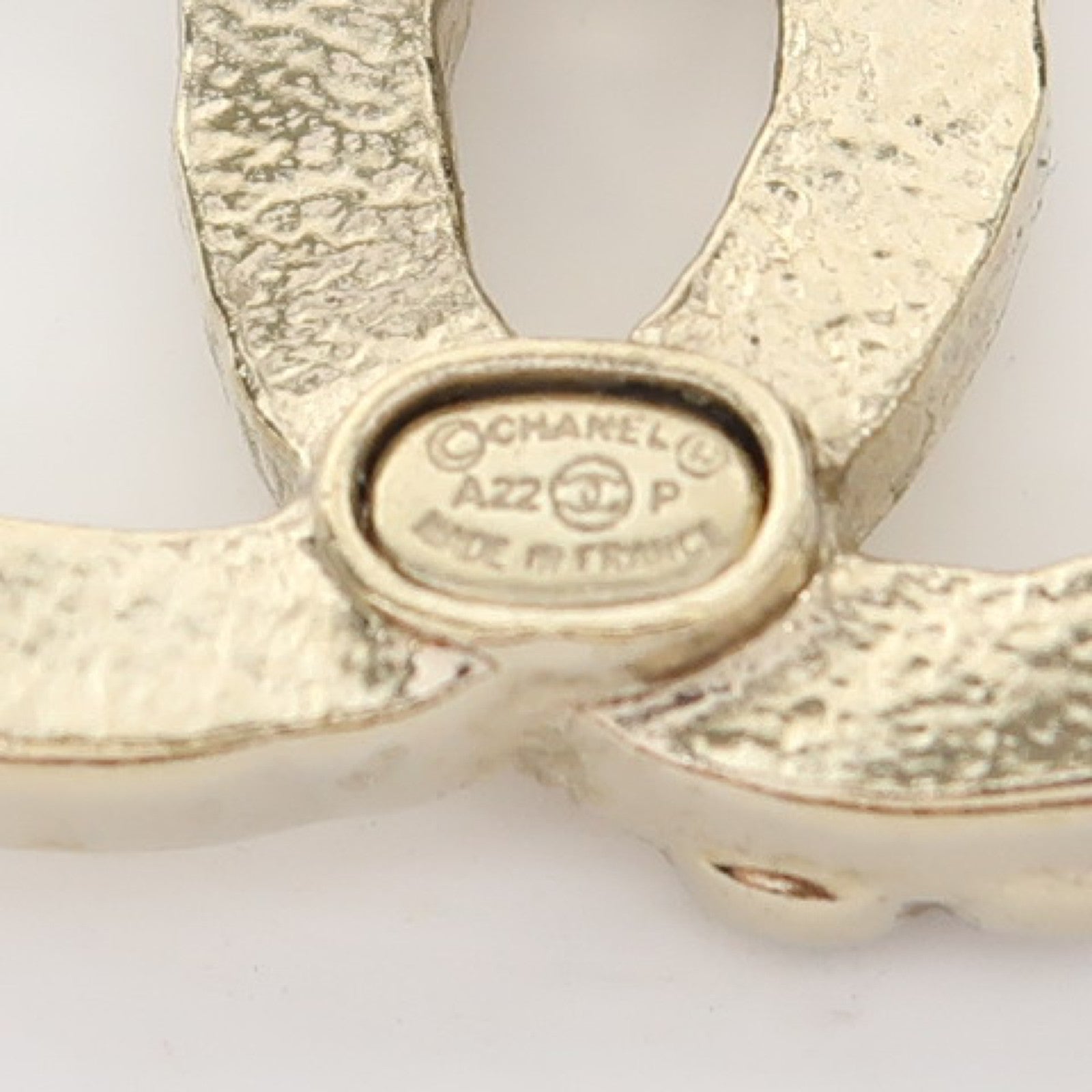 CHANEL 金屬Earrings耳環金色