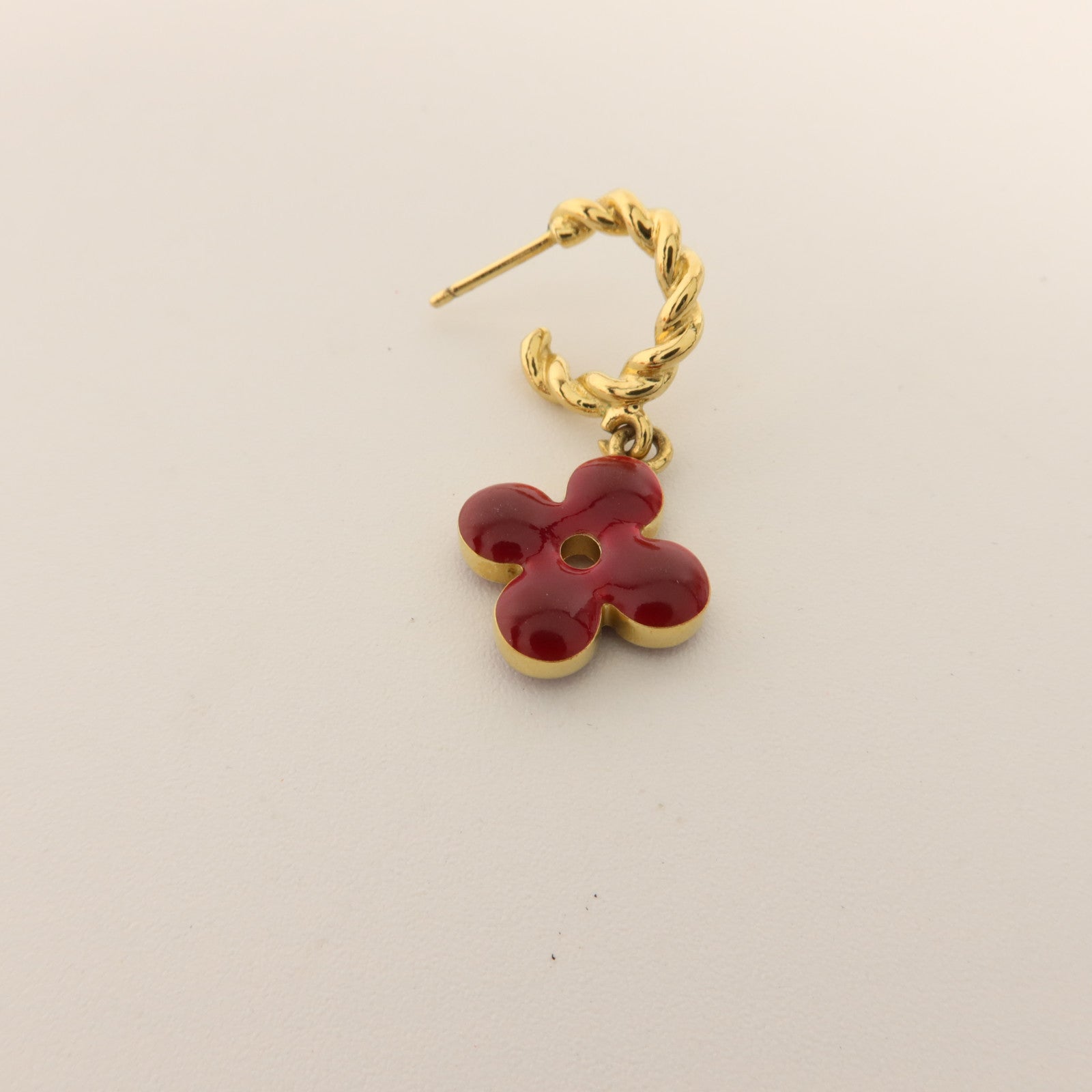 LOUIS VUITTON 銅/琺瑯Sweet Monogram Earrings耳環