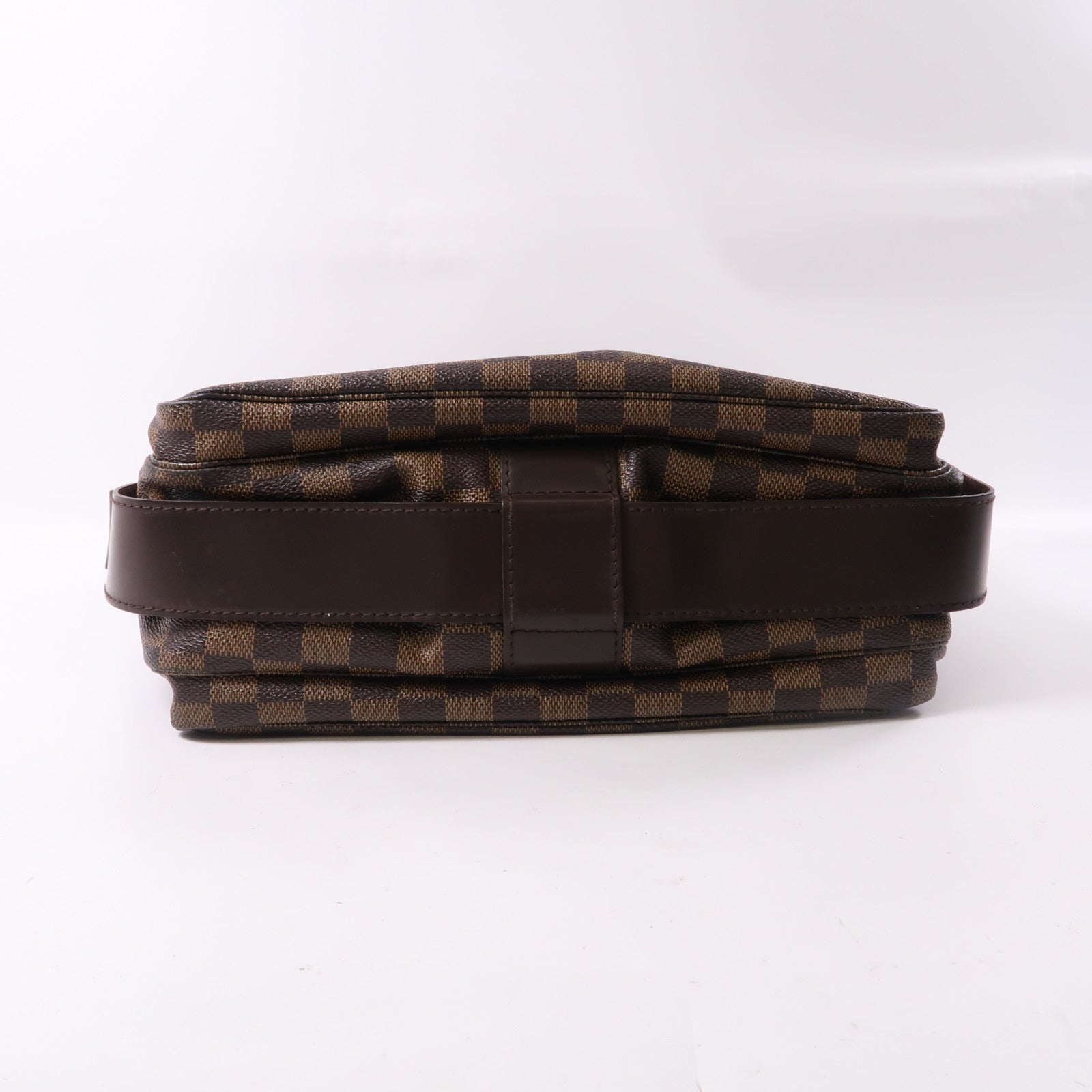 LOUIS VUITTON 【激減優惠】Damier Naviglio金扣肩背袋啡色