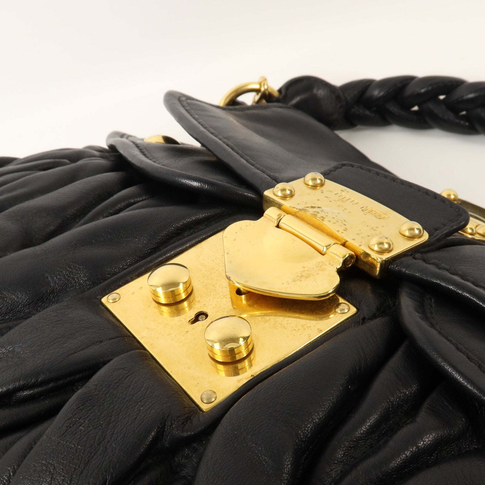 Miu Miu 羊皮皮革Coffer Bag肩背袋