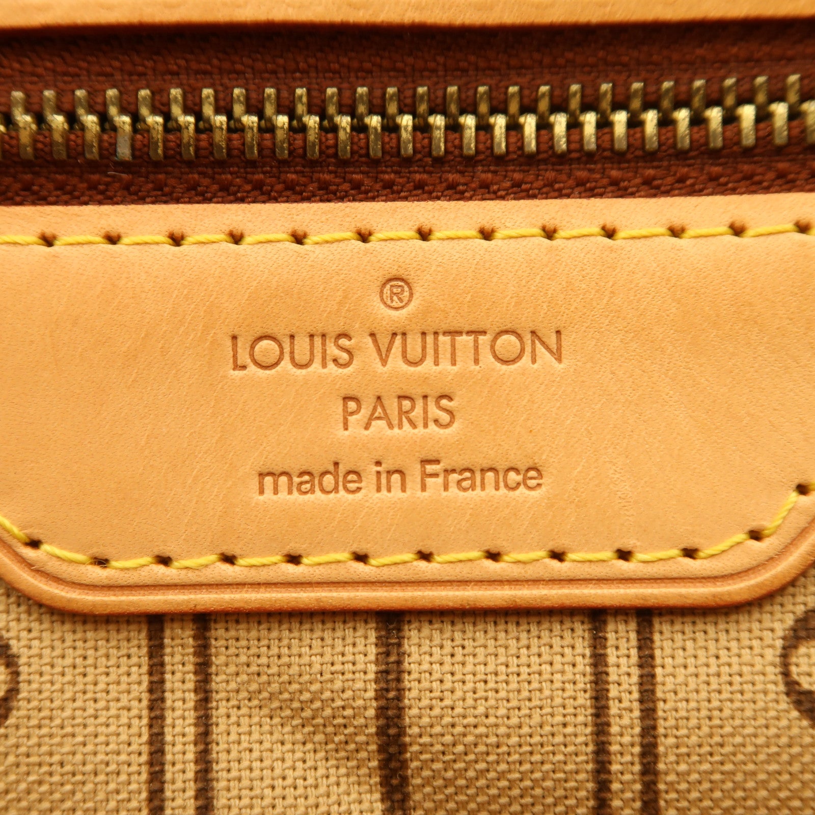 LOUIS VUITTON Monogram Neverfull GM金扣手挽袋