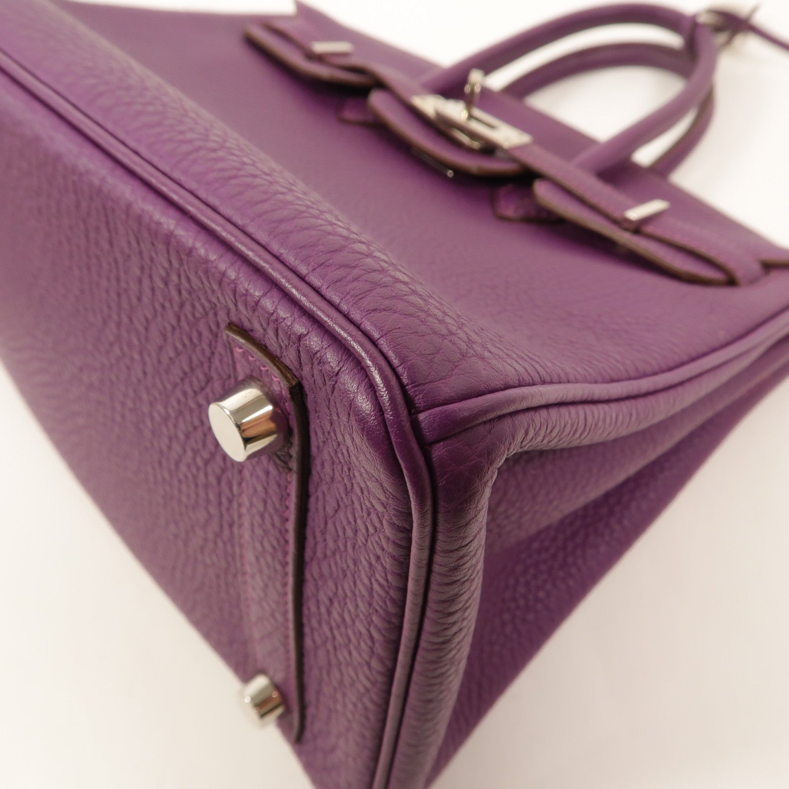 HERMES Togo皮革Birkin 25手挽袋Anemone