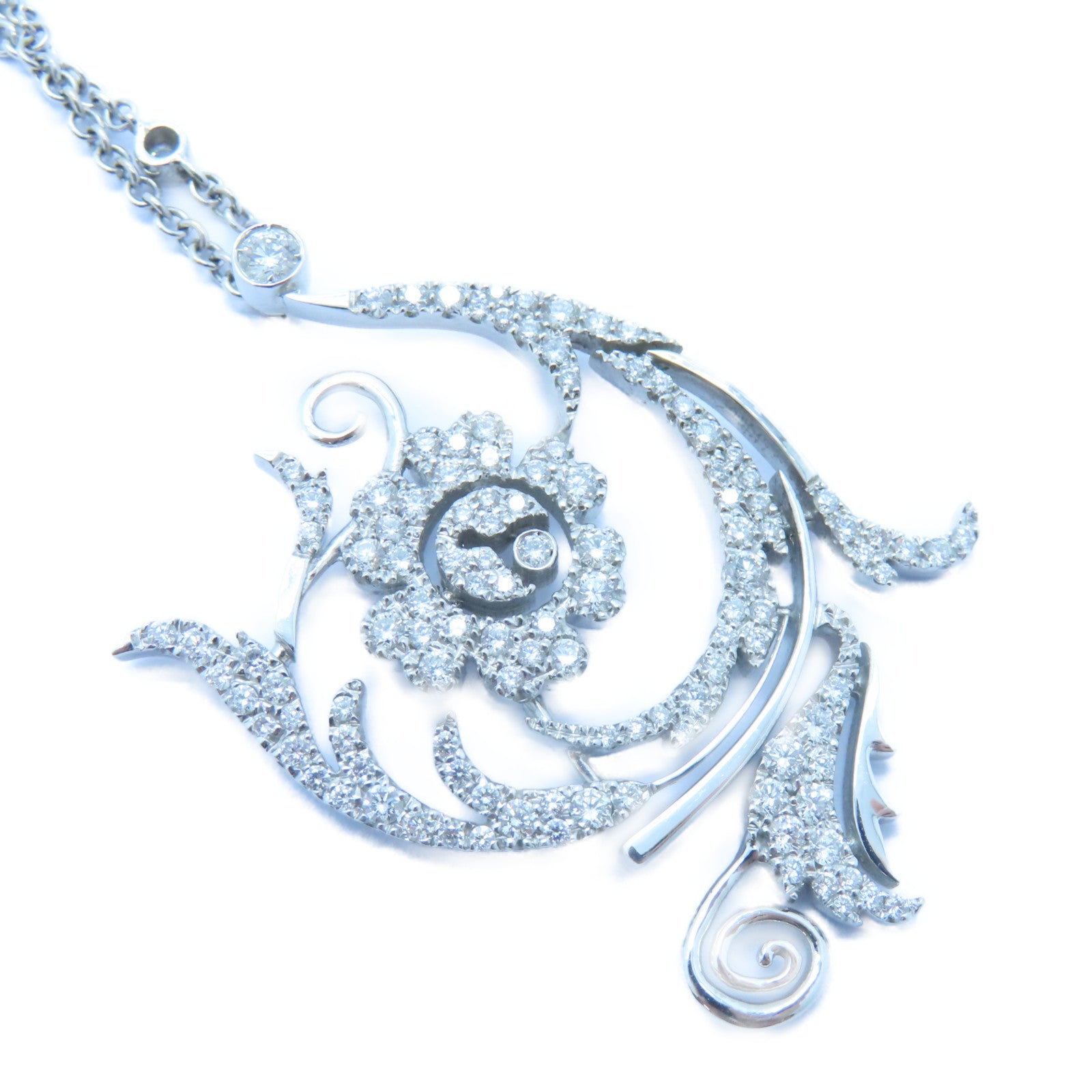 JEWELRY 【激減優惠】18K白金Diamond Necklace 1.66ct鑚石項鍊