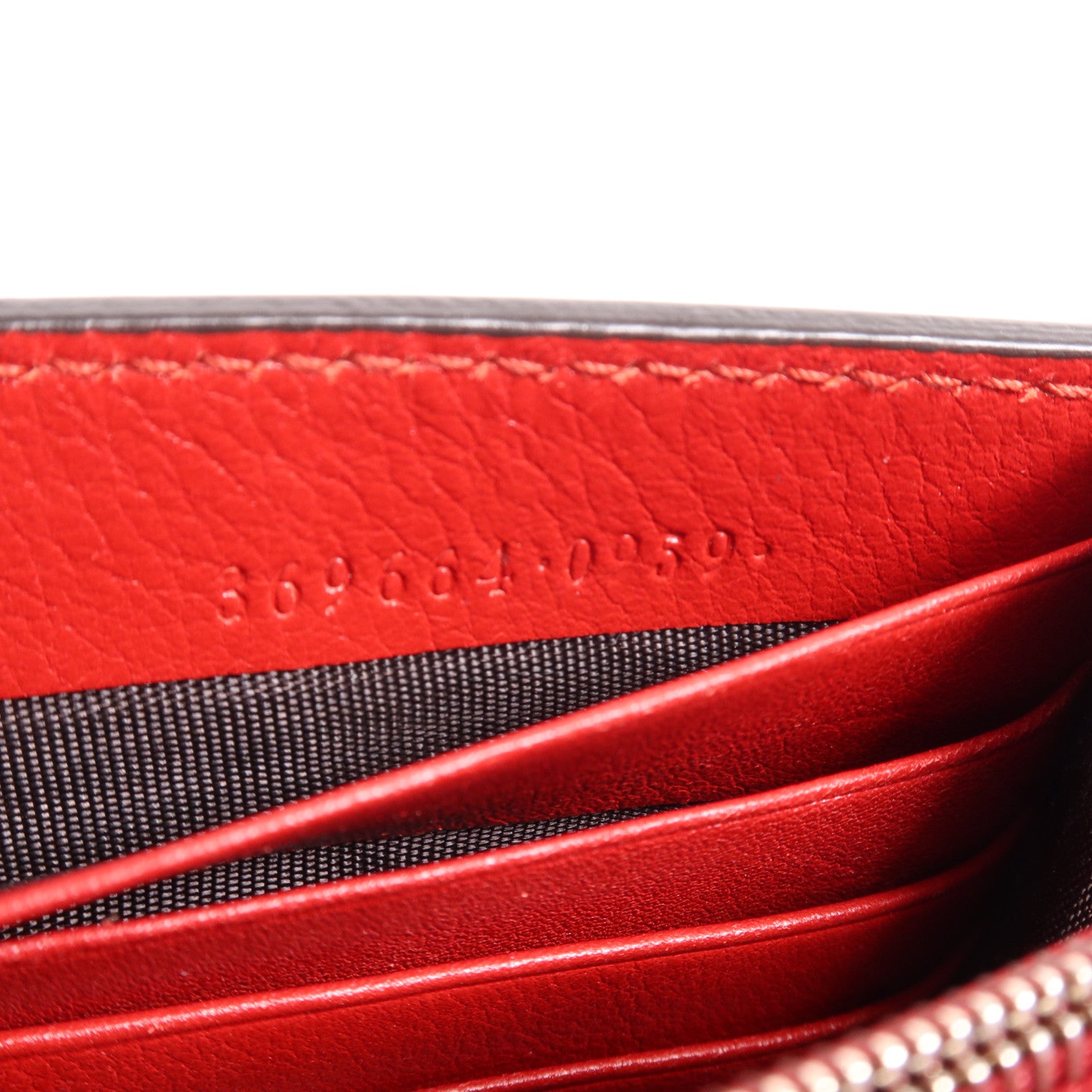 GUCCI 漆皮皮革Wallet On Strap銀扣肩背袋