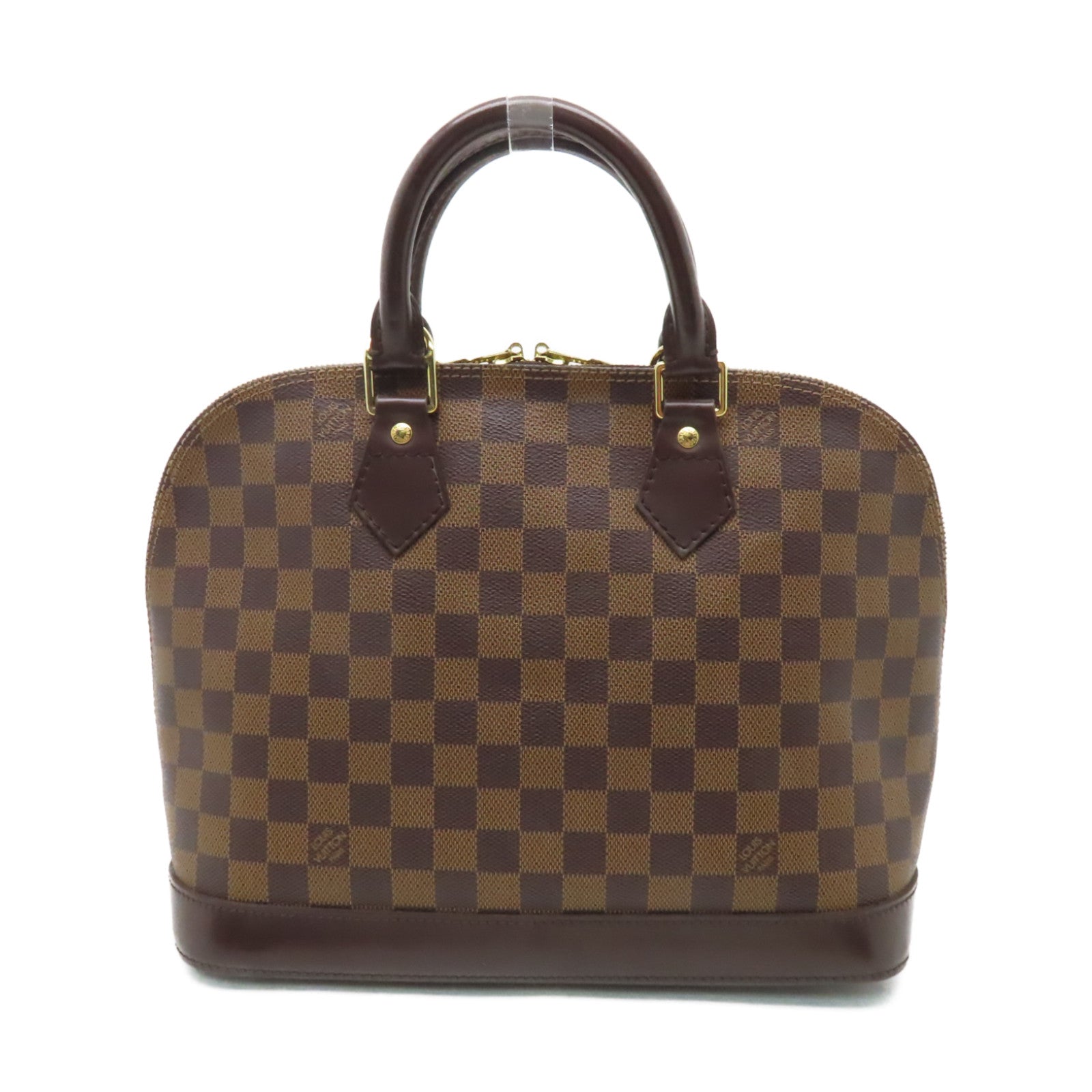 LOUIS VUITTON 【激減優惠】Damier Alma金扣手挽袋啡色