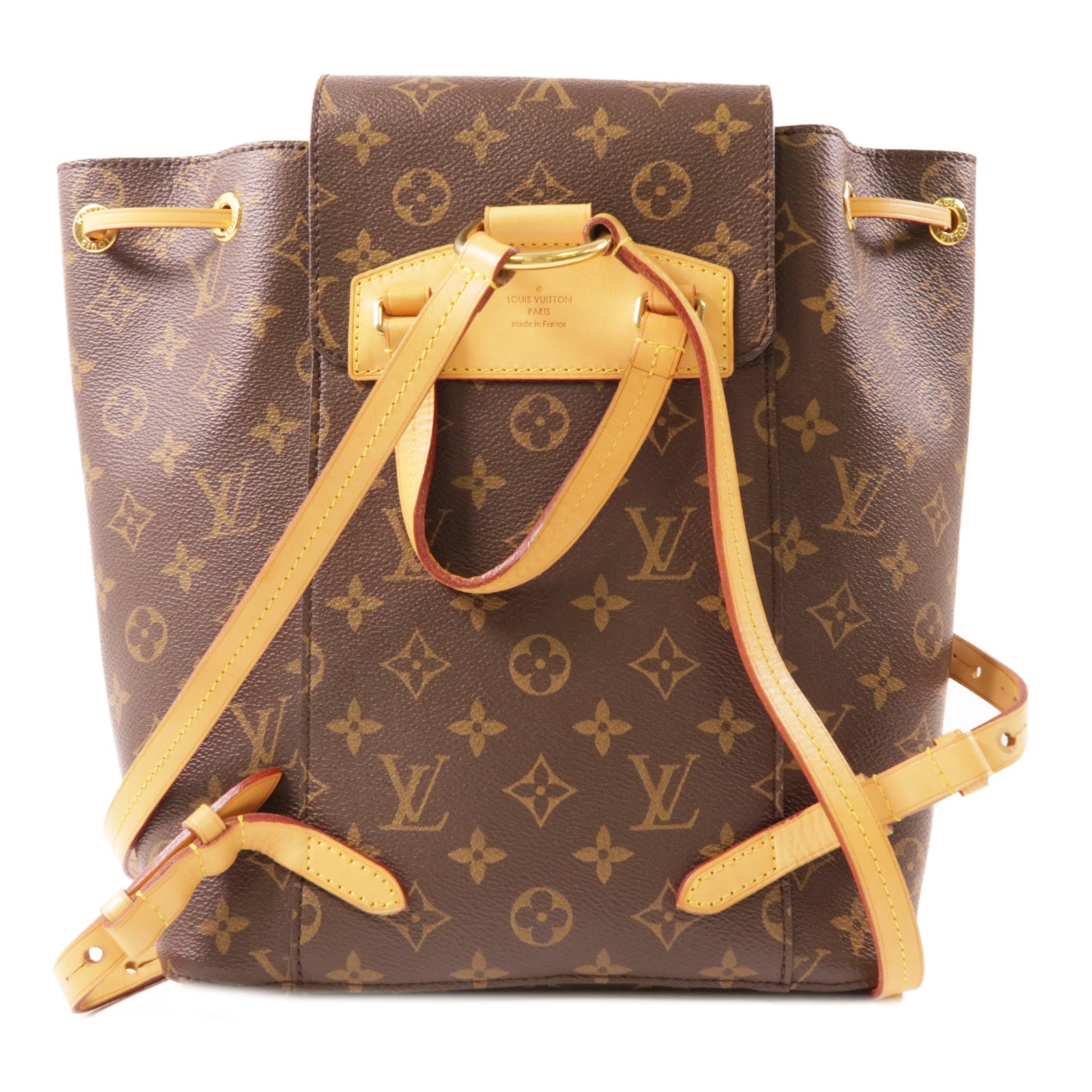 LOUIS VUITTON Monogram Montsouris金扣背包