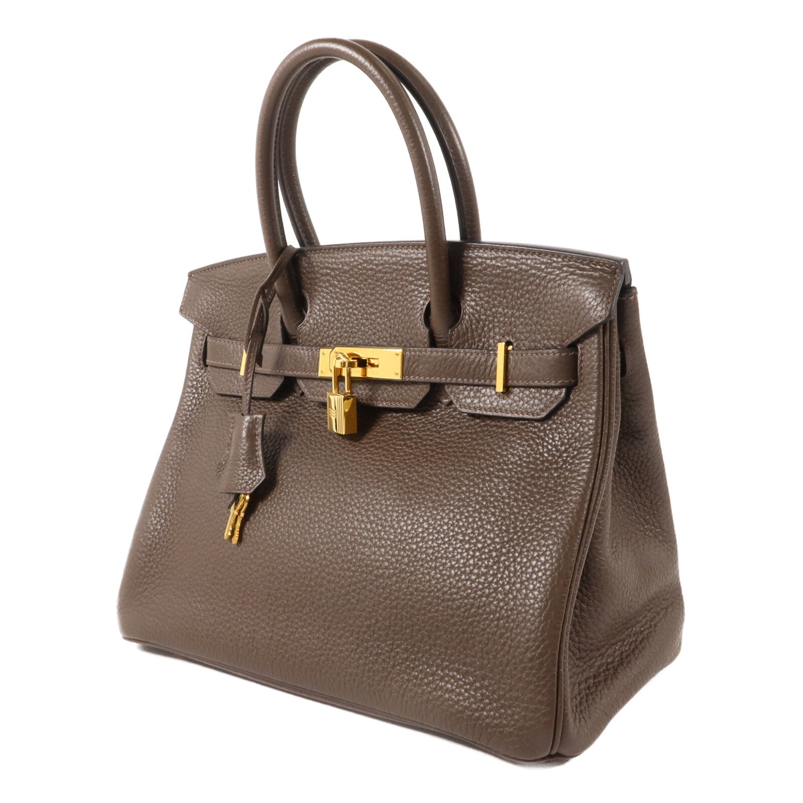 HERMES Togo皮革Birkin 30手挽袋Chocolat