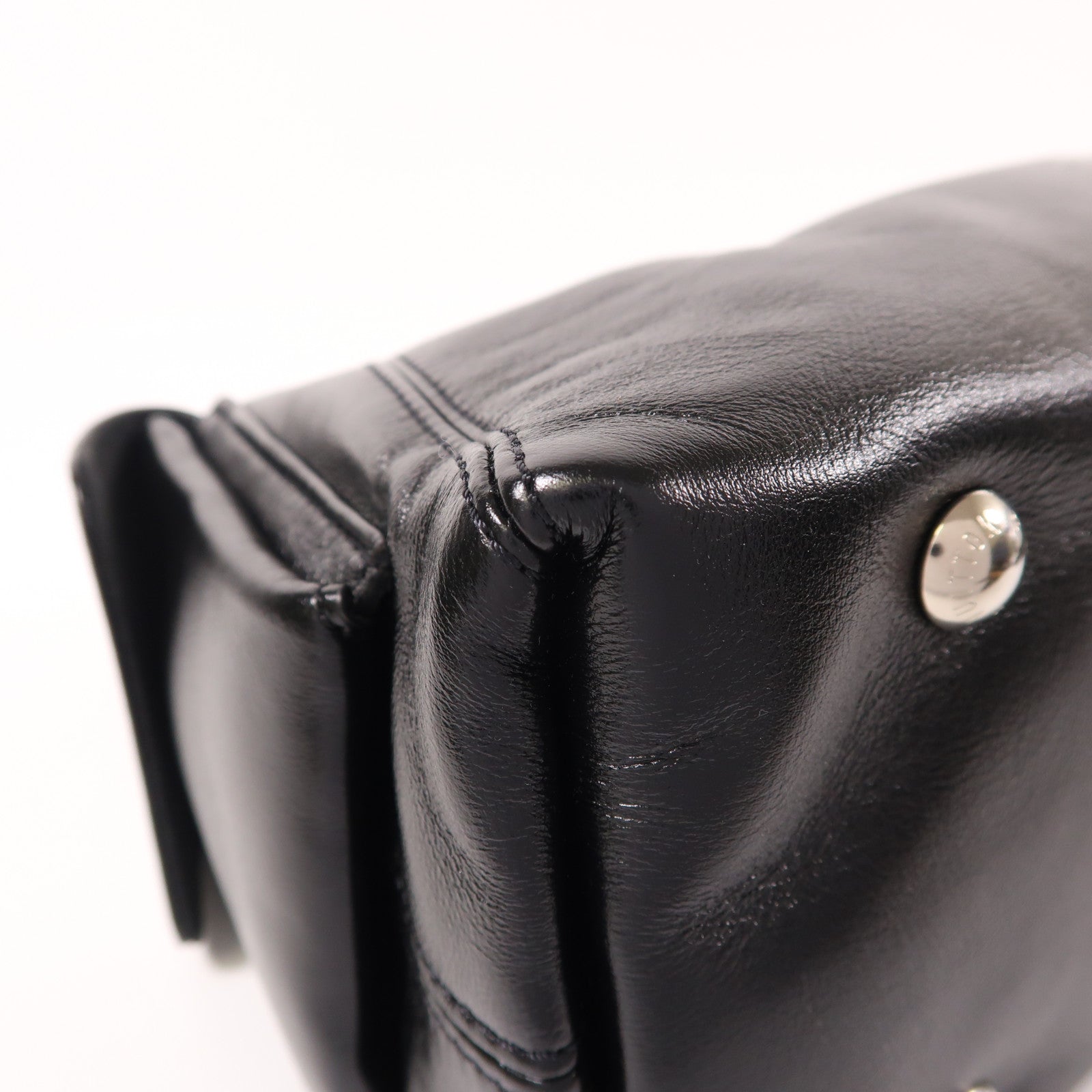 LOUIS VUITTON 羊皮皮革Carry All Vibe PM銀扣手挽肩背兩用袋