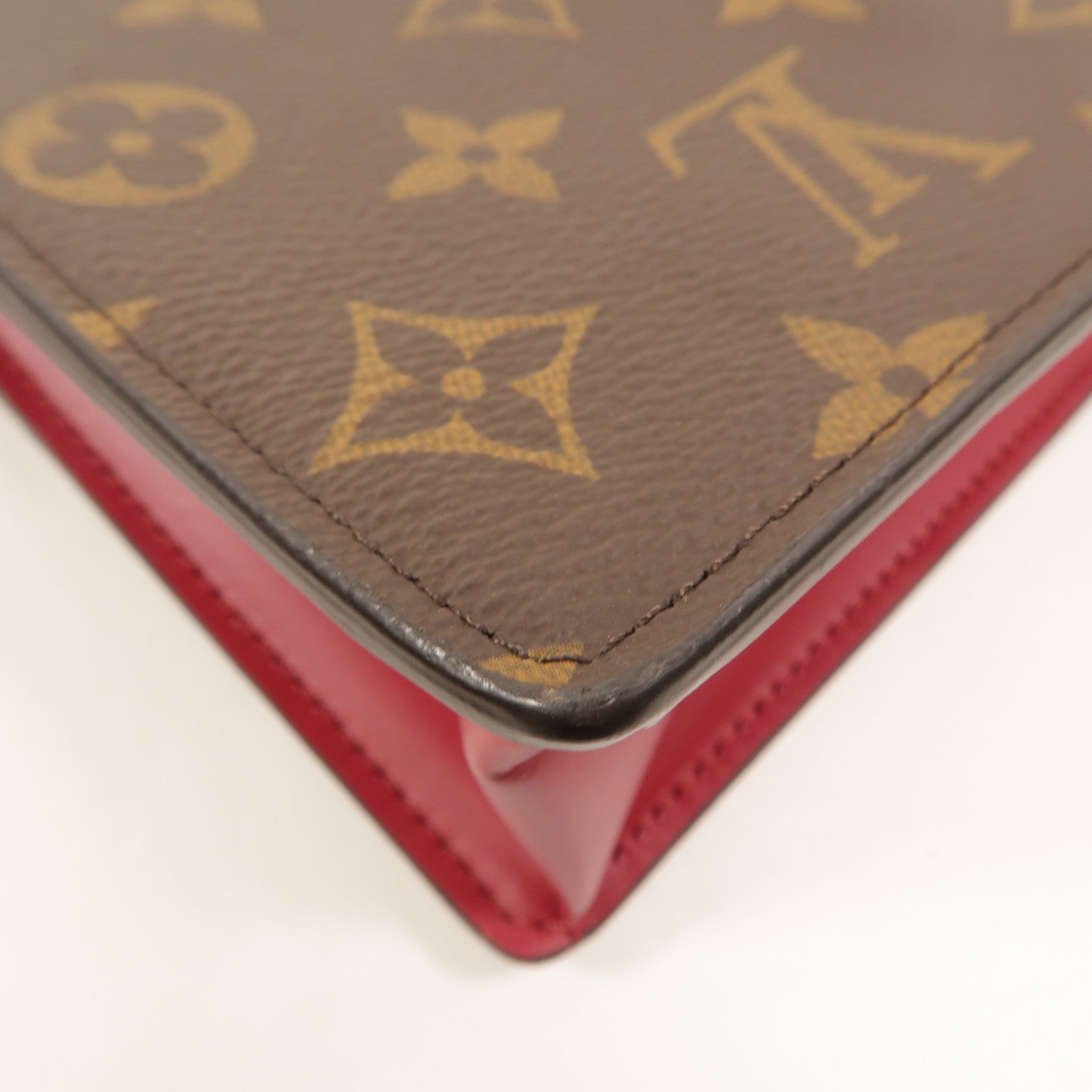 LOUIS VUITTON Monogram Portefeuille Flore鏈帶肩背袋