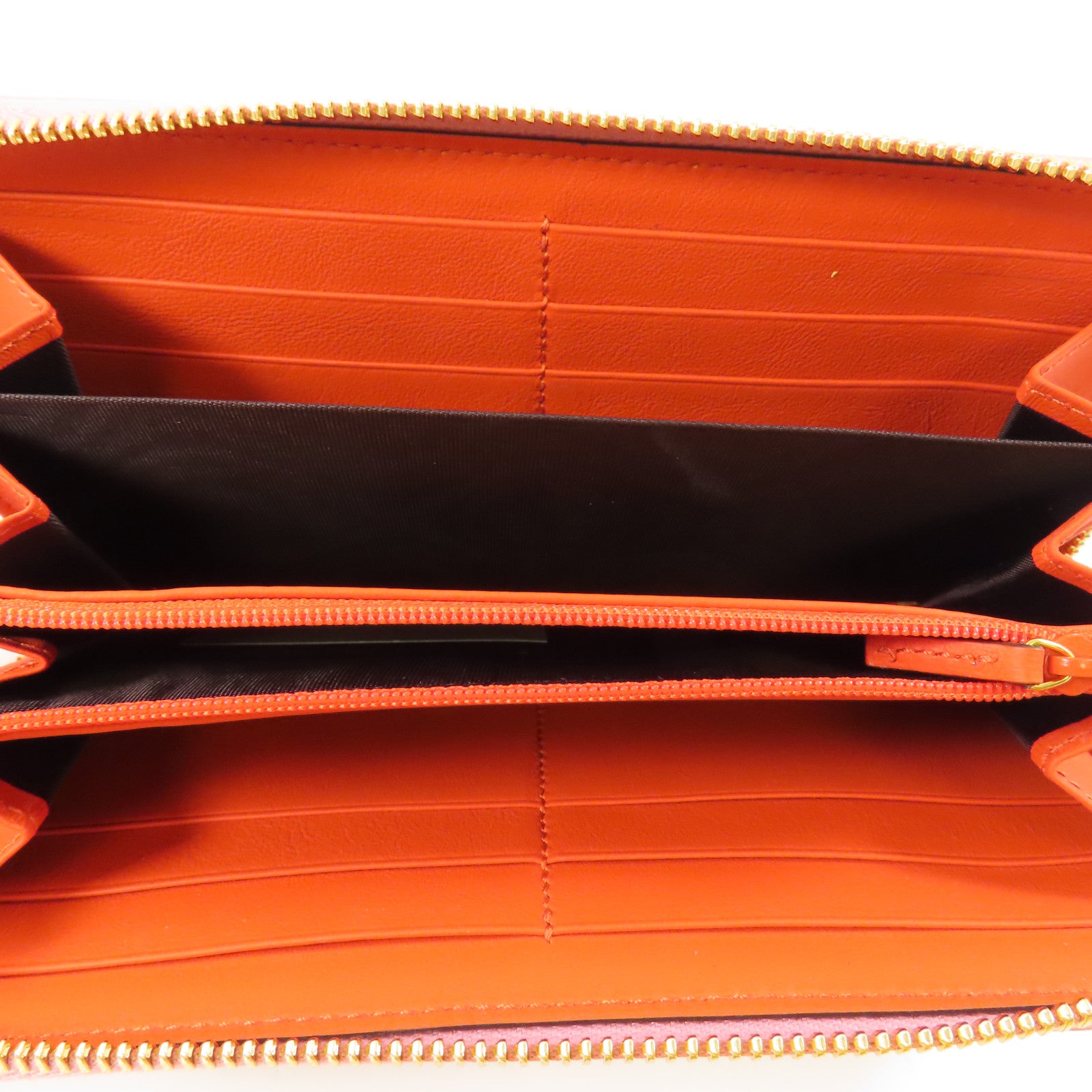 GUCCI 塗層帆布Long Wallet金扣長錢包
