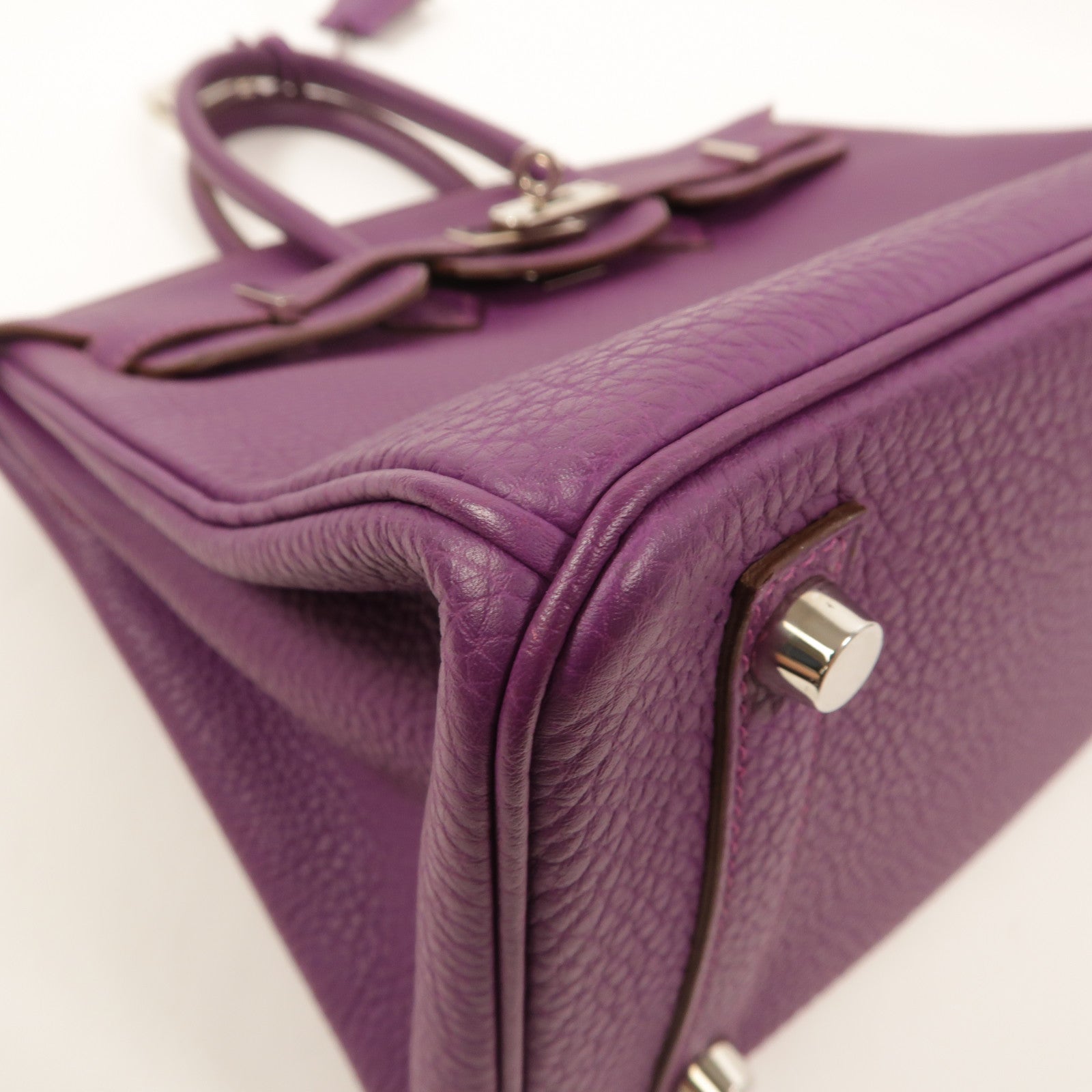 HERMES Togo皮革Birkin 25手挽袋Anemone