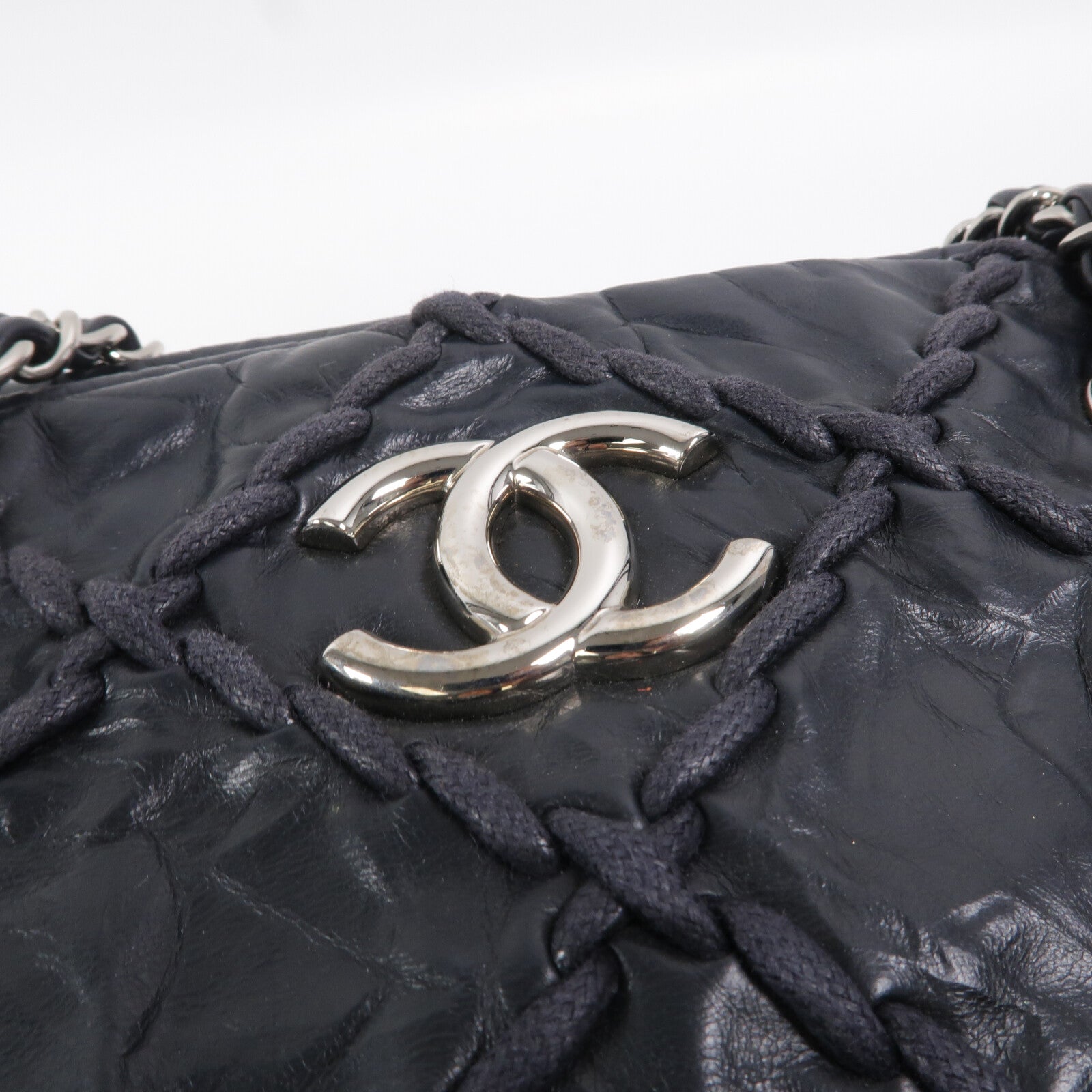 CHANEL 牛皮皮革Shoulder Bag鏈帶肩背袋