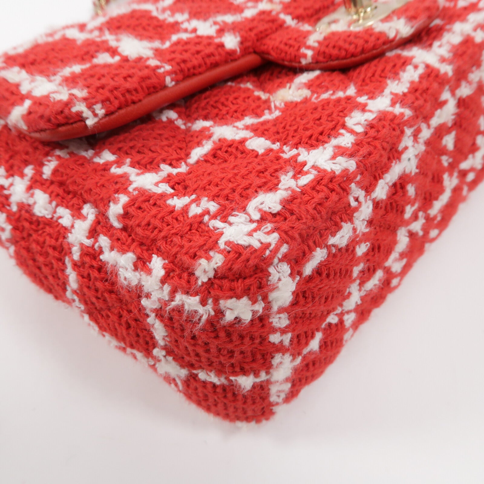 CHANEL Tweed Mini Flap鏈帶肩背袋