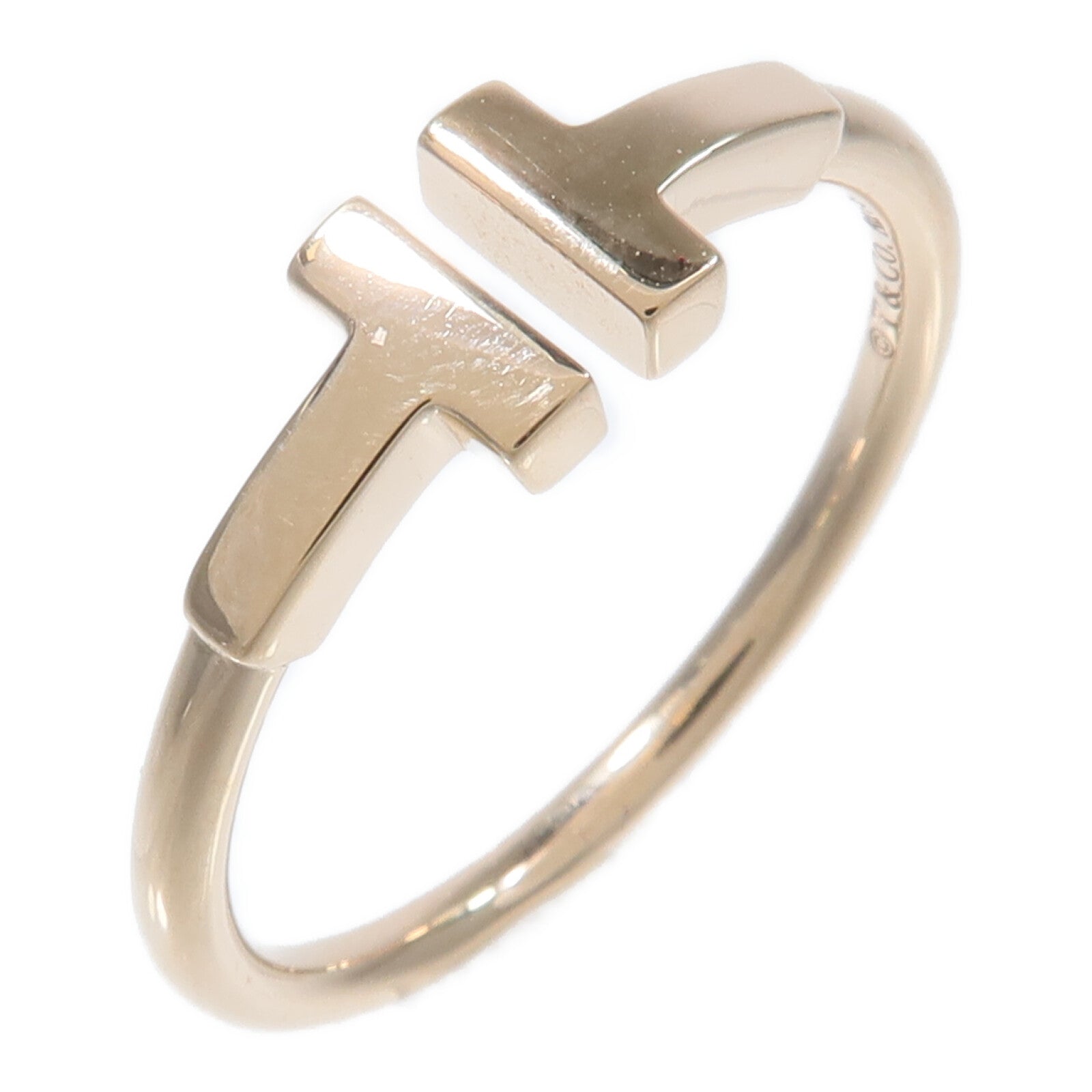 TIFFANY＆CO 18K玫瑰金T Wire Ring戒指