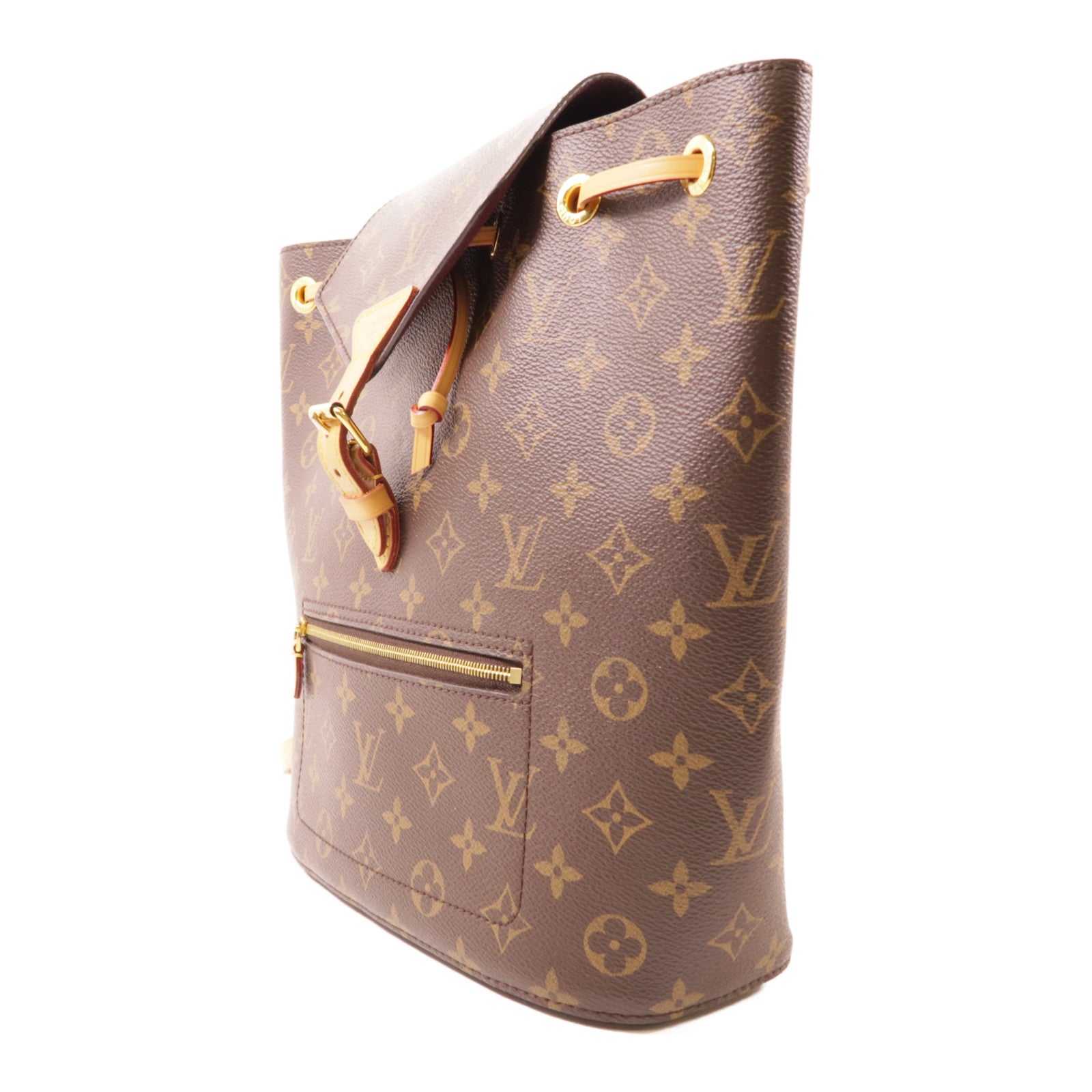 LOUIS VUITTON Monogram Montsouris金扣背包