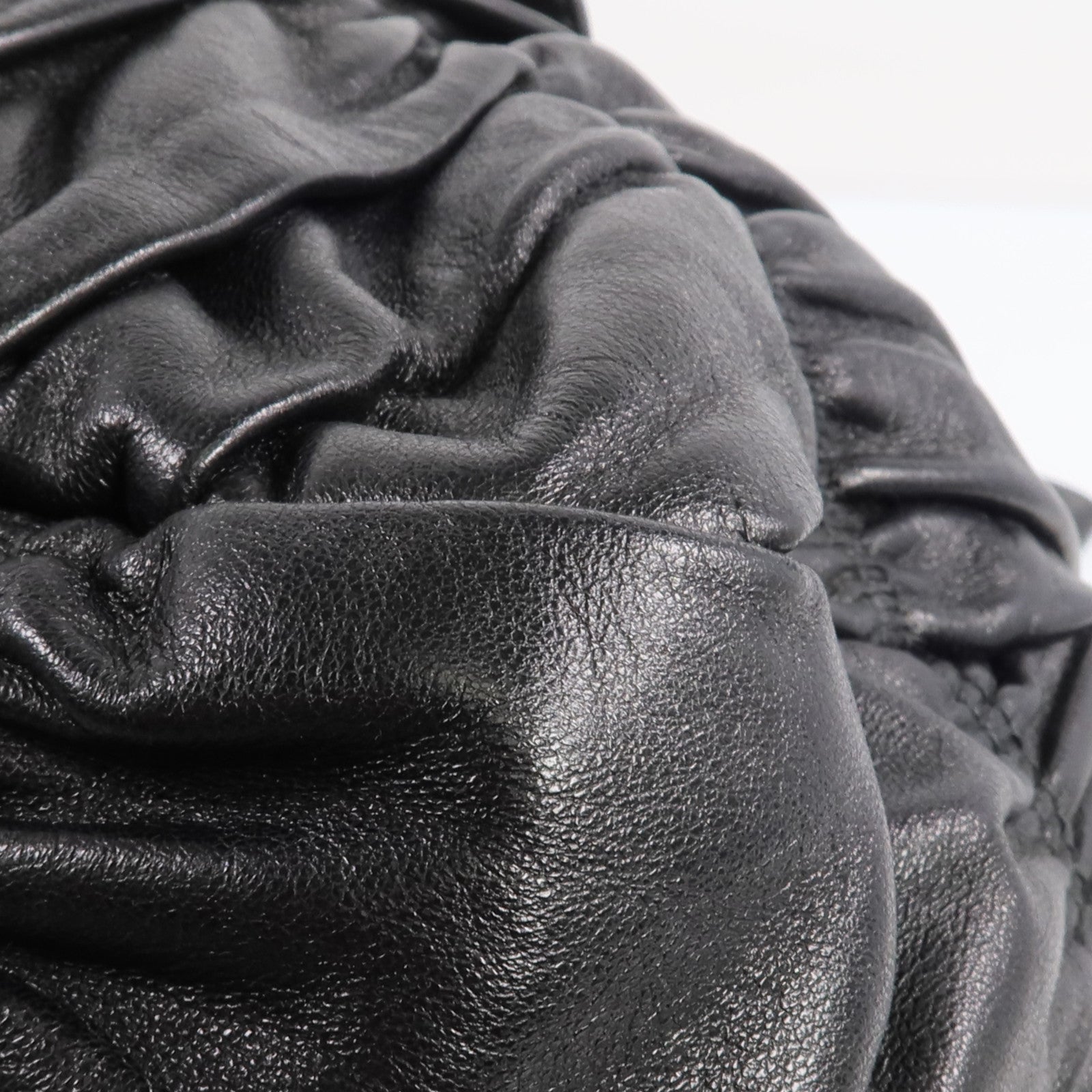 PRADA 羊皮皮革2 Way Shoulder金扣手挽肩背兩用袋