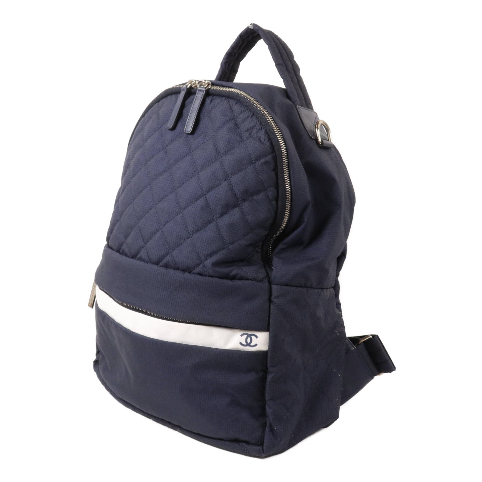 CHANEL 尼龍/牛皮皮革Backpack背包