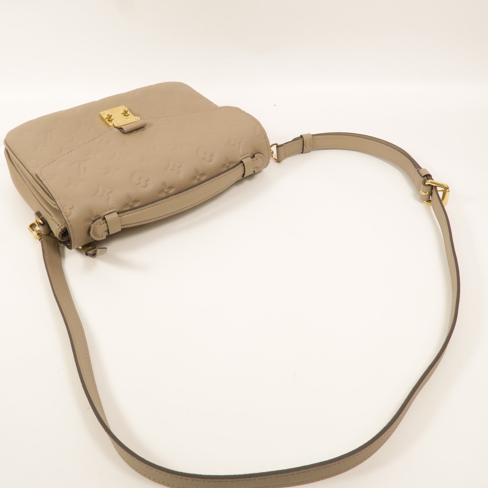 LOUIS VUITTON Monogram Empreinte Pochette Metis手挽肩背兩用袋