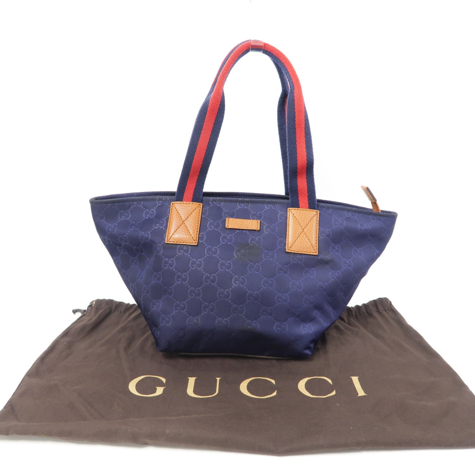 GUCCI 尼龍Hand Bag手挽袋藍色
