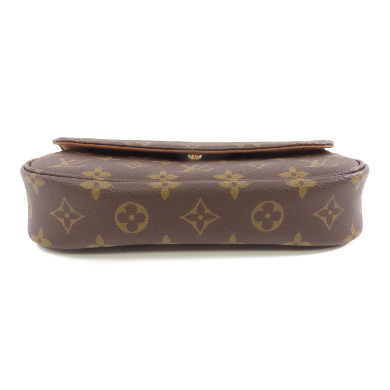 LOUIS VUITTON Monogram Wallet On Chain Ivy金扣鏈帶肩背袋啡色