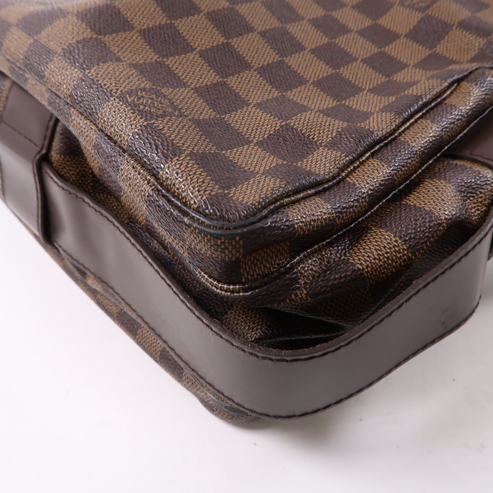 LOUIS VUITTON 【激減優惠】Damier Naviglio金扣肩背袋啡色