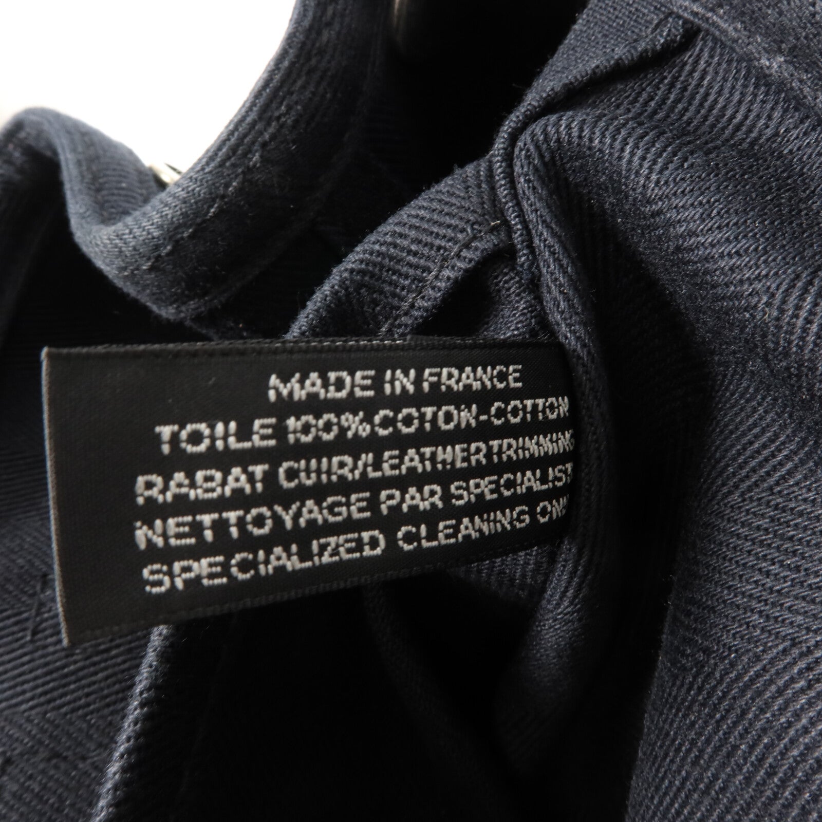 HERMES Toile H帆布Valparaiso PM手挽袋Noir