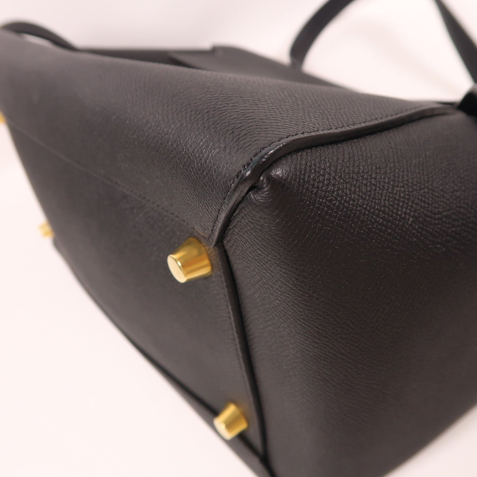 CELINE 牛皮皮革Micro Belt金扣手挽袋